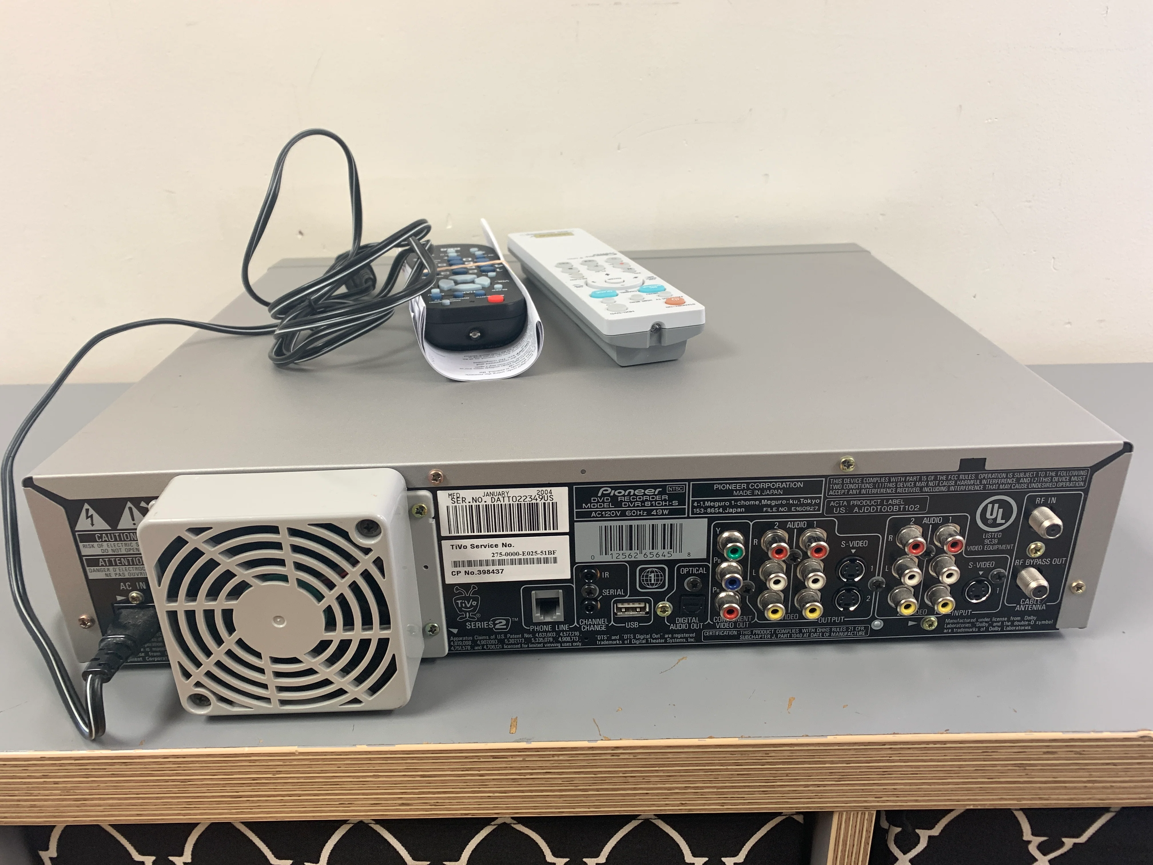 Pioneer DVR-810H DVD & Hard Disk Recorder * Remotes - Image 12
