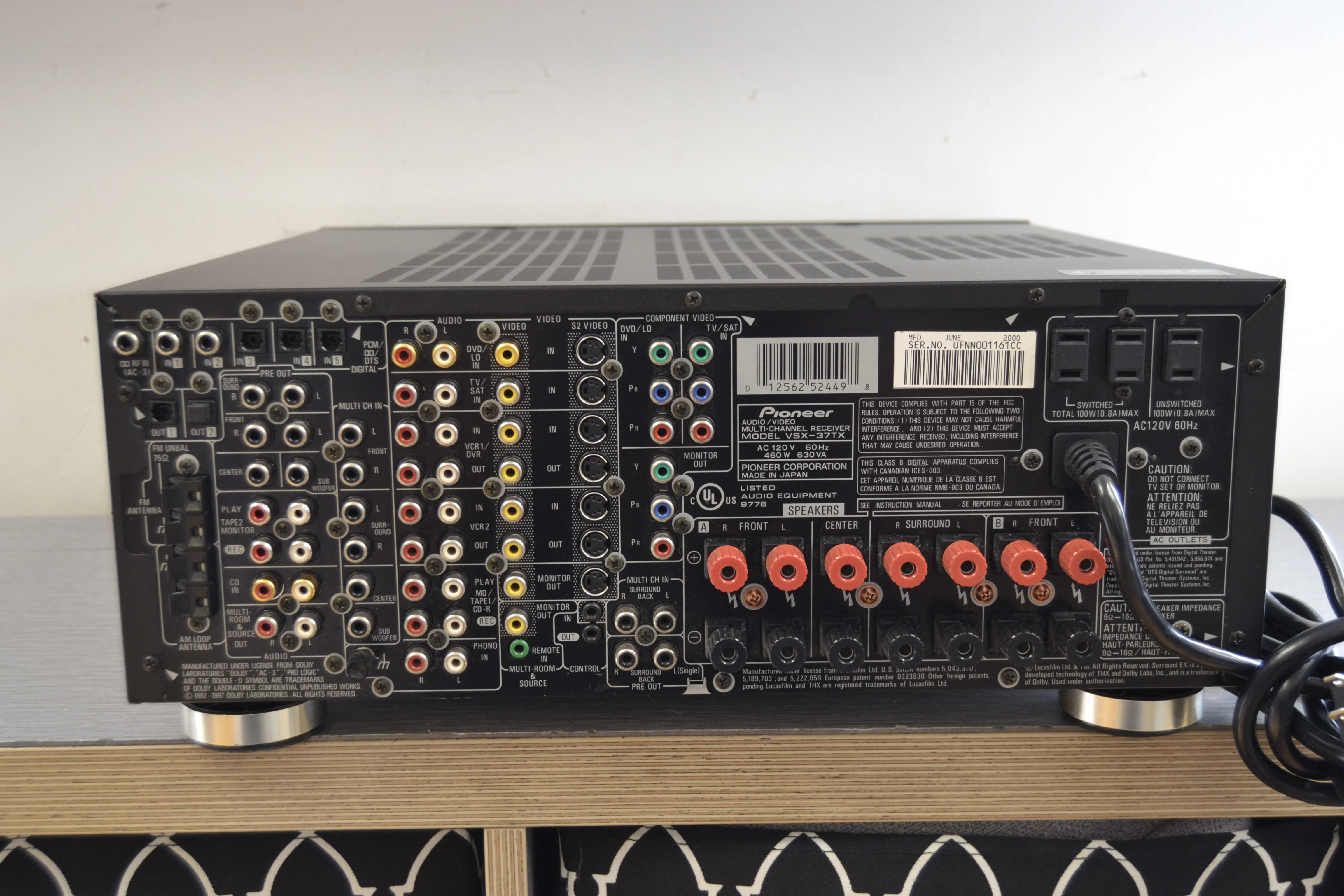 Pioneer ELITE VSX-37TX Stereo Receiver * 120W * 2000 - Image 8