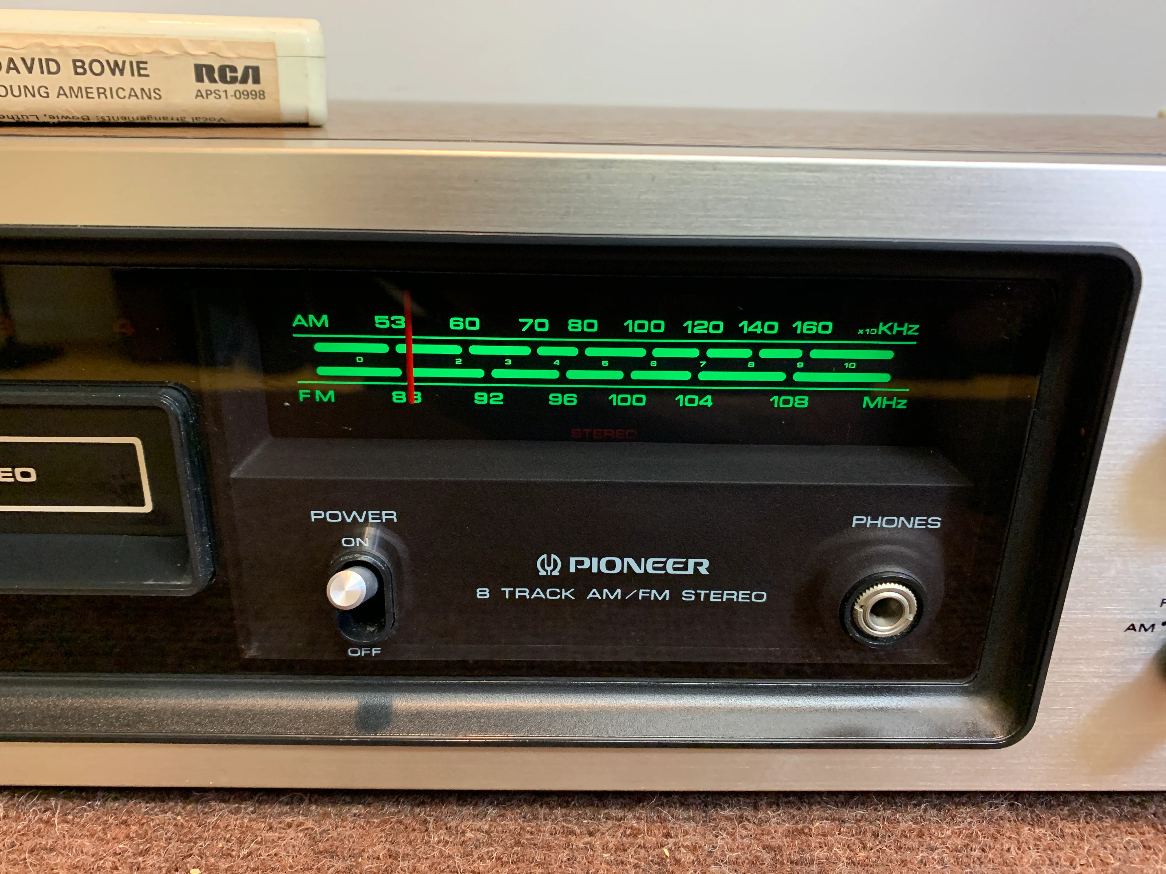 Pioneer H-2000 Stereo Receiver with 8 Track Player - Image 3
