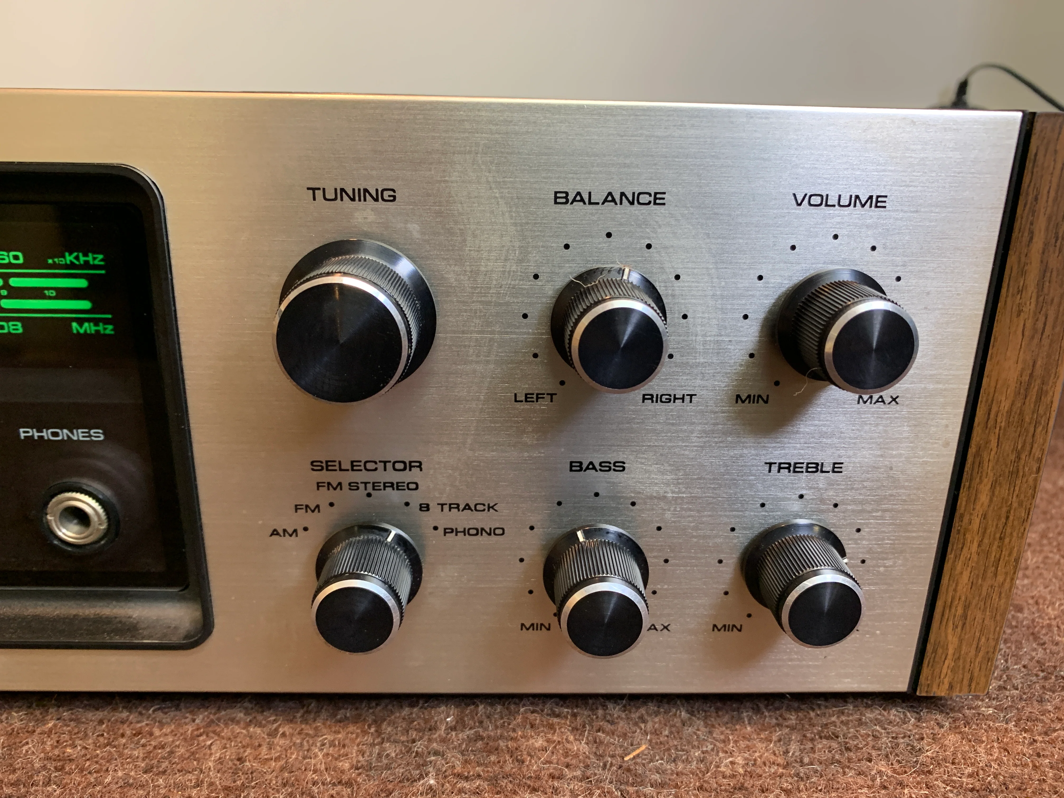 Pioneer H-2000 Stereo Receiver with 8 Track Player - Image 4
