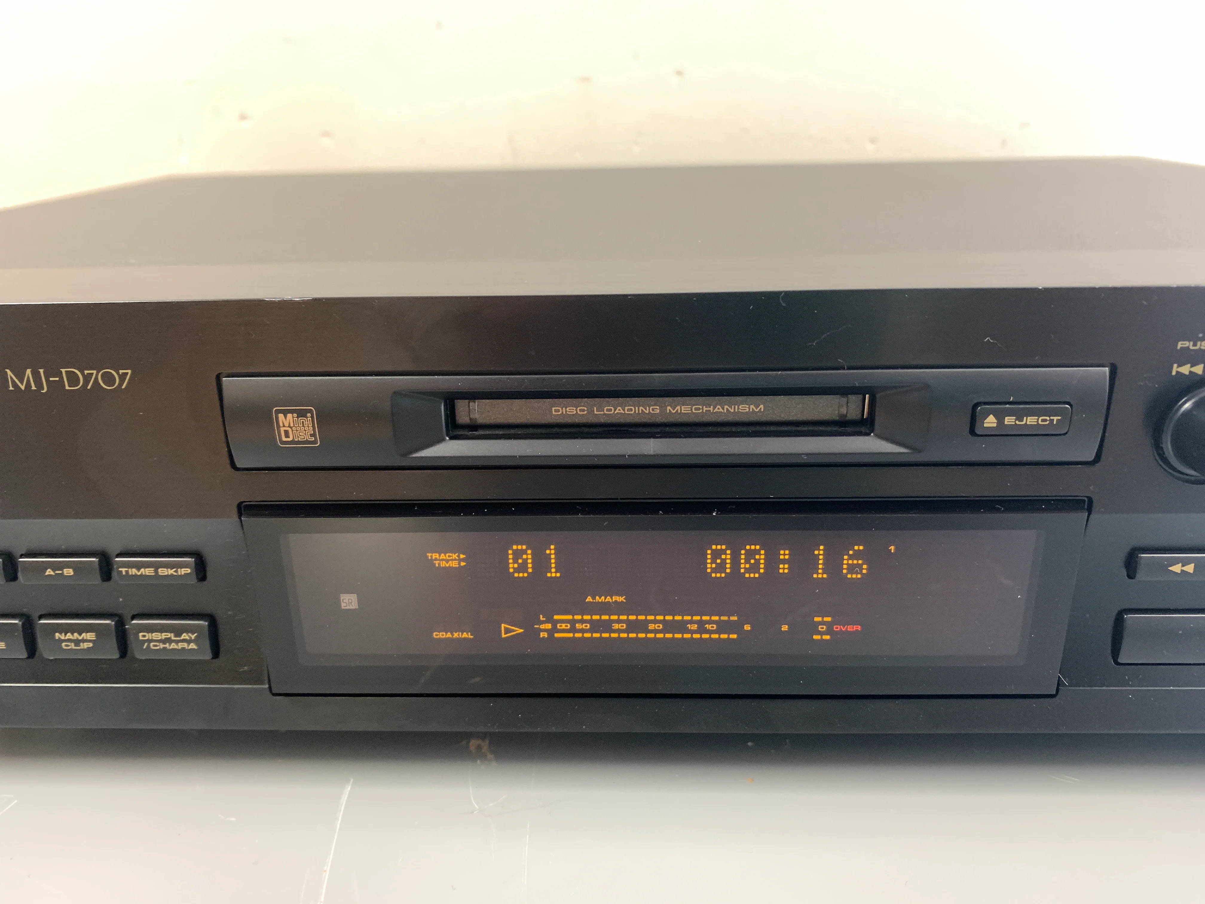 Pioneer MJ-D707 Single Minidisc Player * Remote * Manual - Image 4