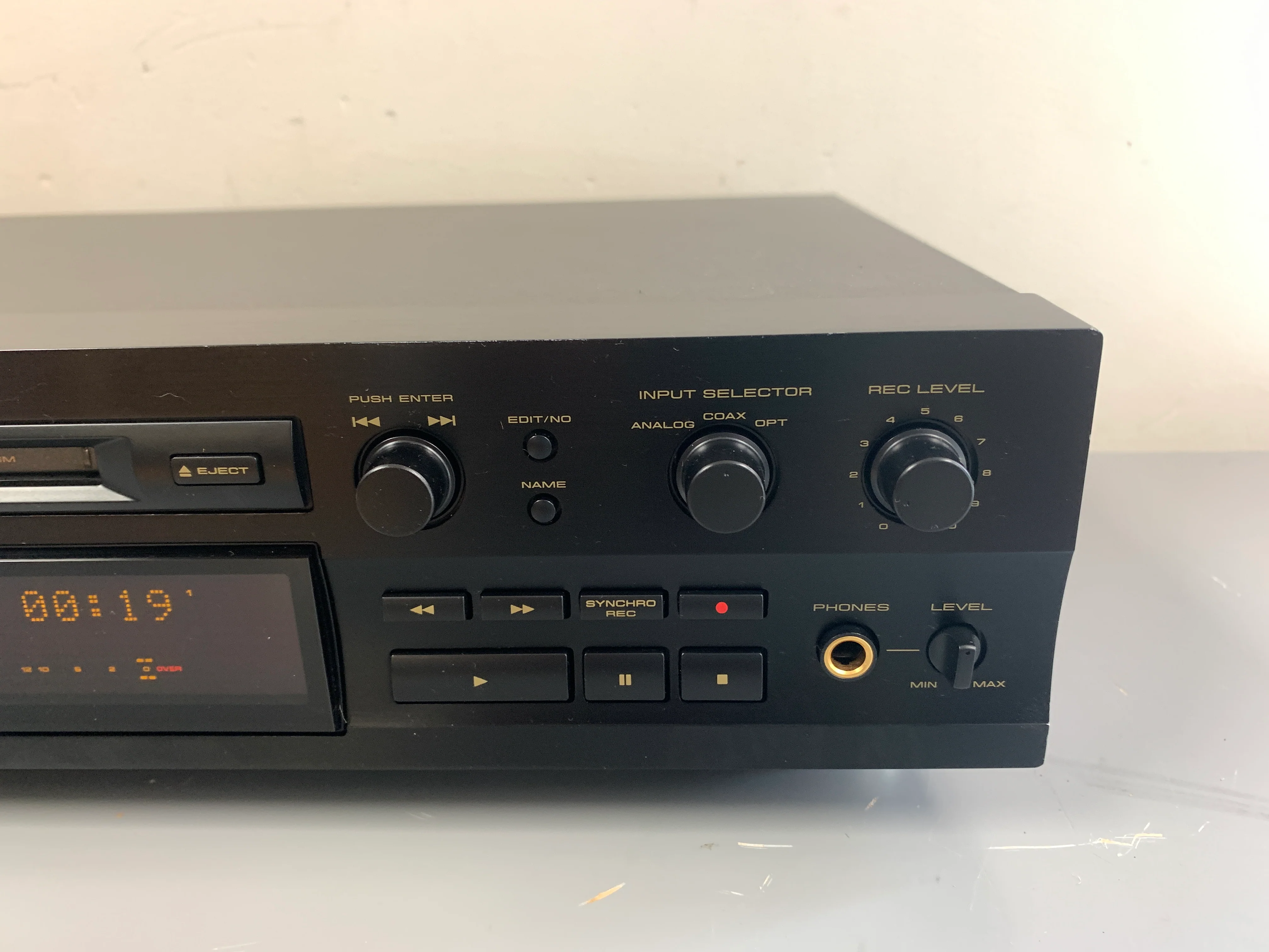 Pioneer MJ-D707 Single Minidisc Player * Remote * Manual - Image 5