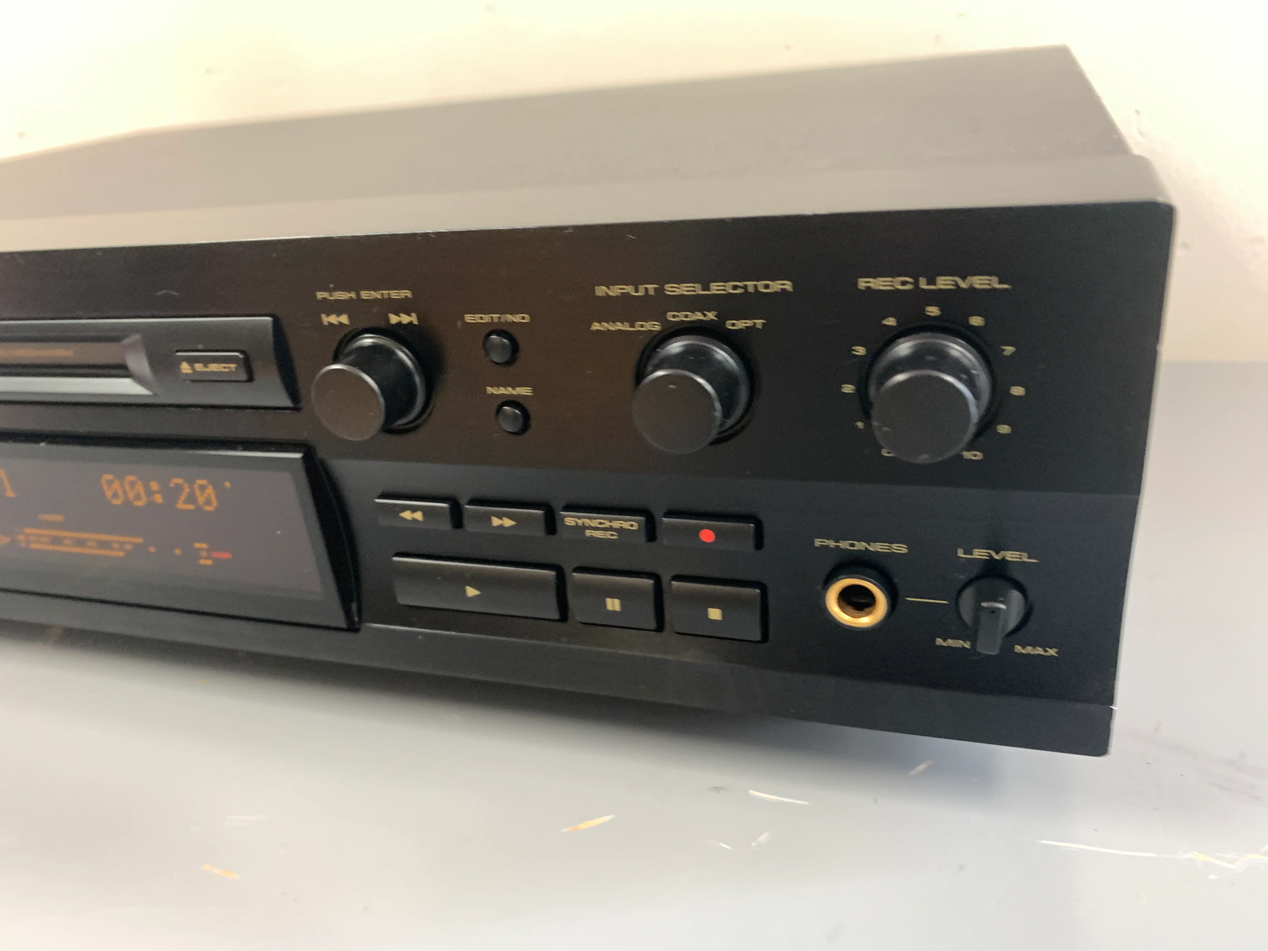 Pioneer MJ-D707 Single Minidisc Player * Remote * Manual - Image 6