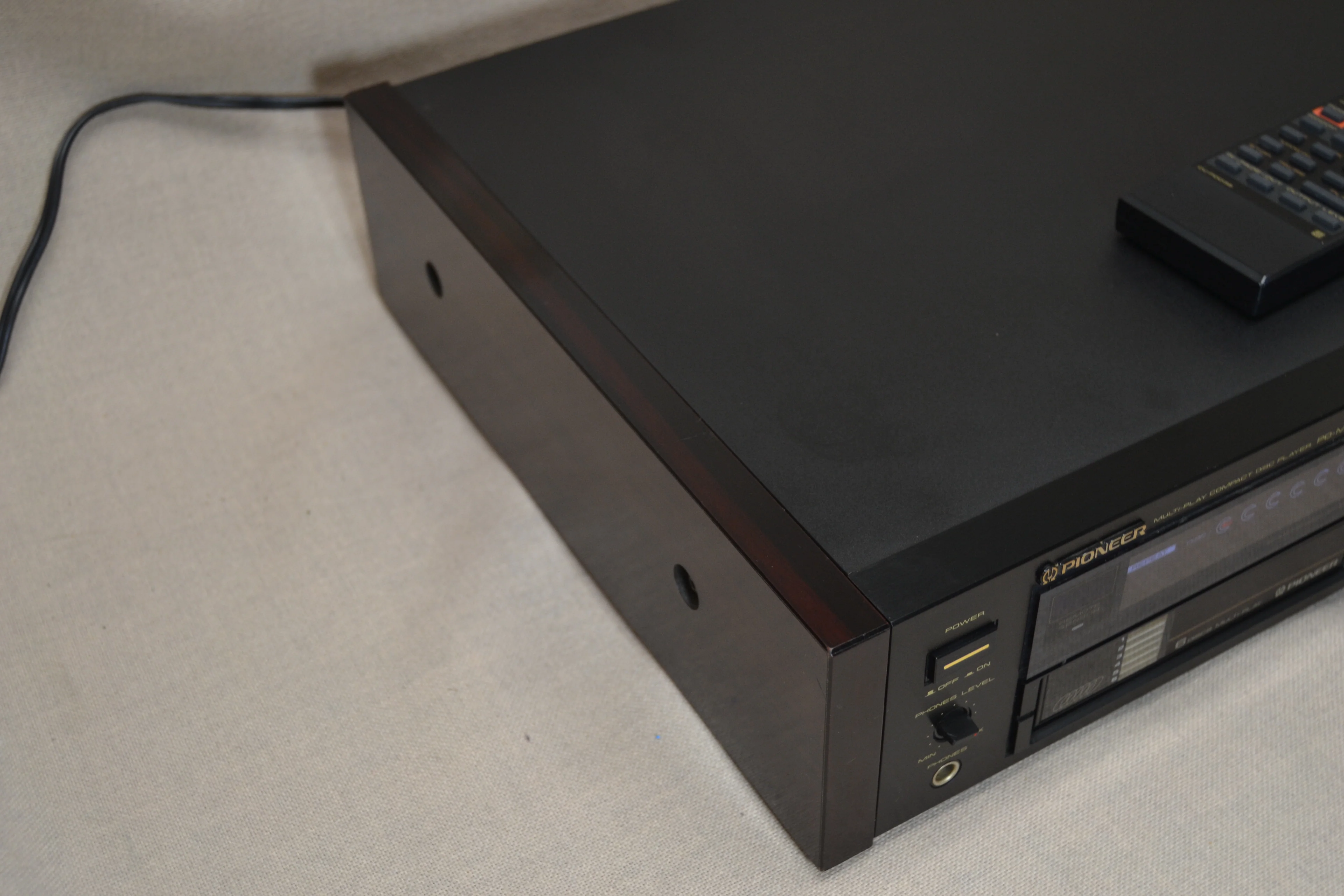 Pioneer PD-M6 CD Changer 6 Disc Cartridge * Remote * Wood Panels - Image 6