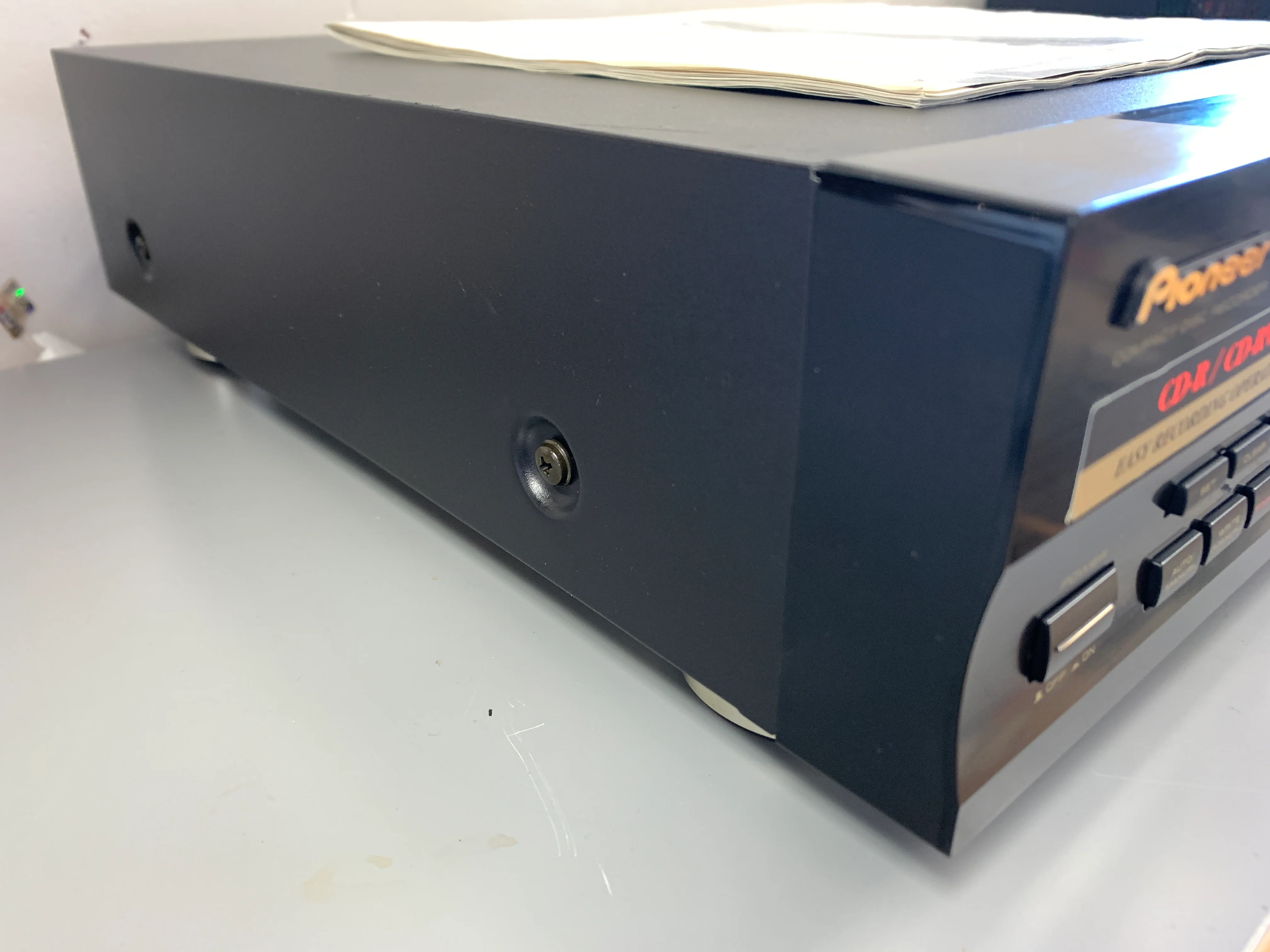 Pioneer PDR-555RW Single CD Player / Recorder * Manual - Image 5