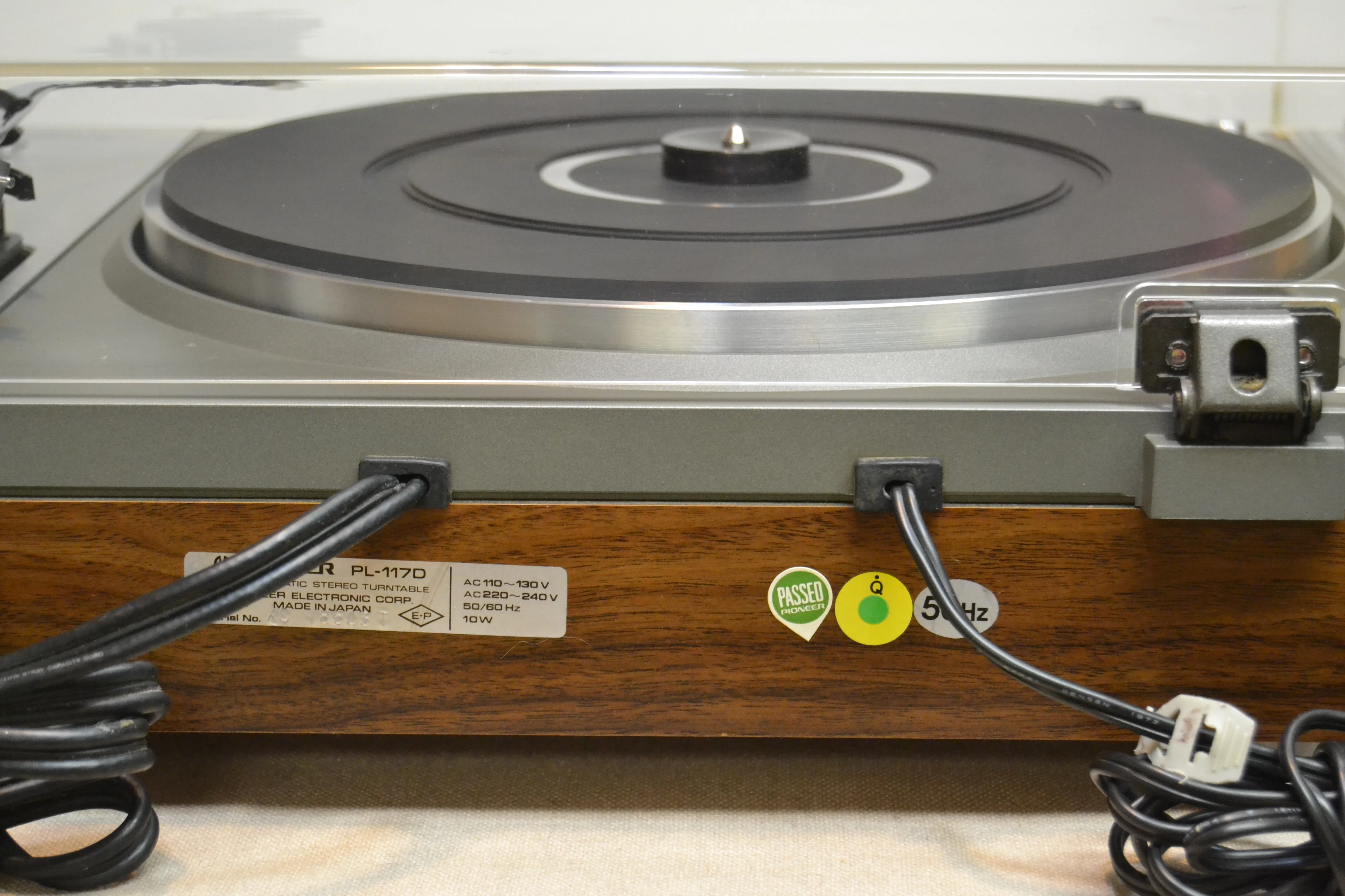 Pioneer PL-117D Belt Drive Turntable * 1976 * NEW Audio Technica AT3600 Cartridge - Image 14