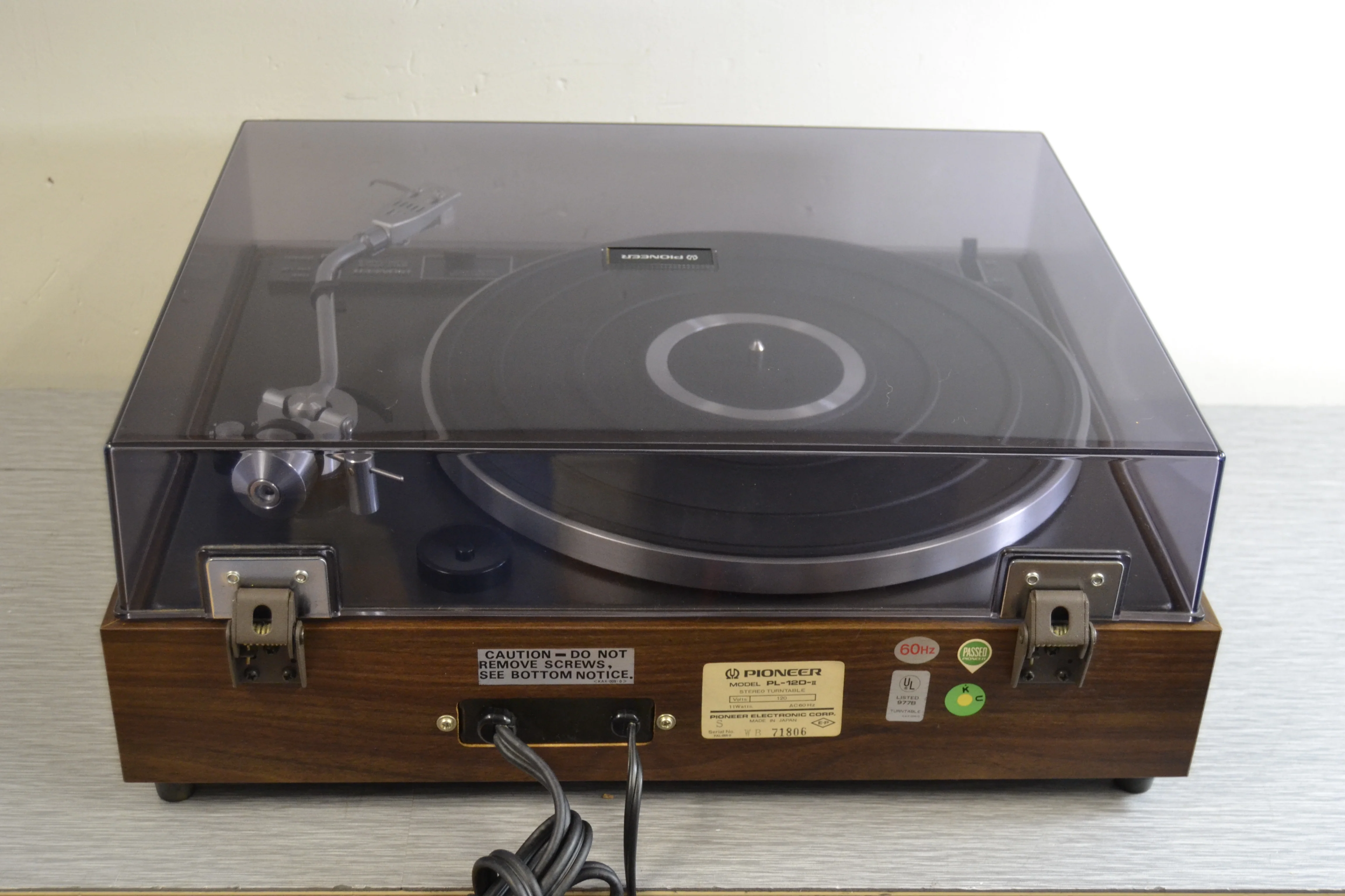 Pioneer PL-12D II Turntable * Box * New Audio Technica AT3600 Cartridge - Image 12