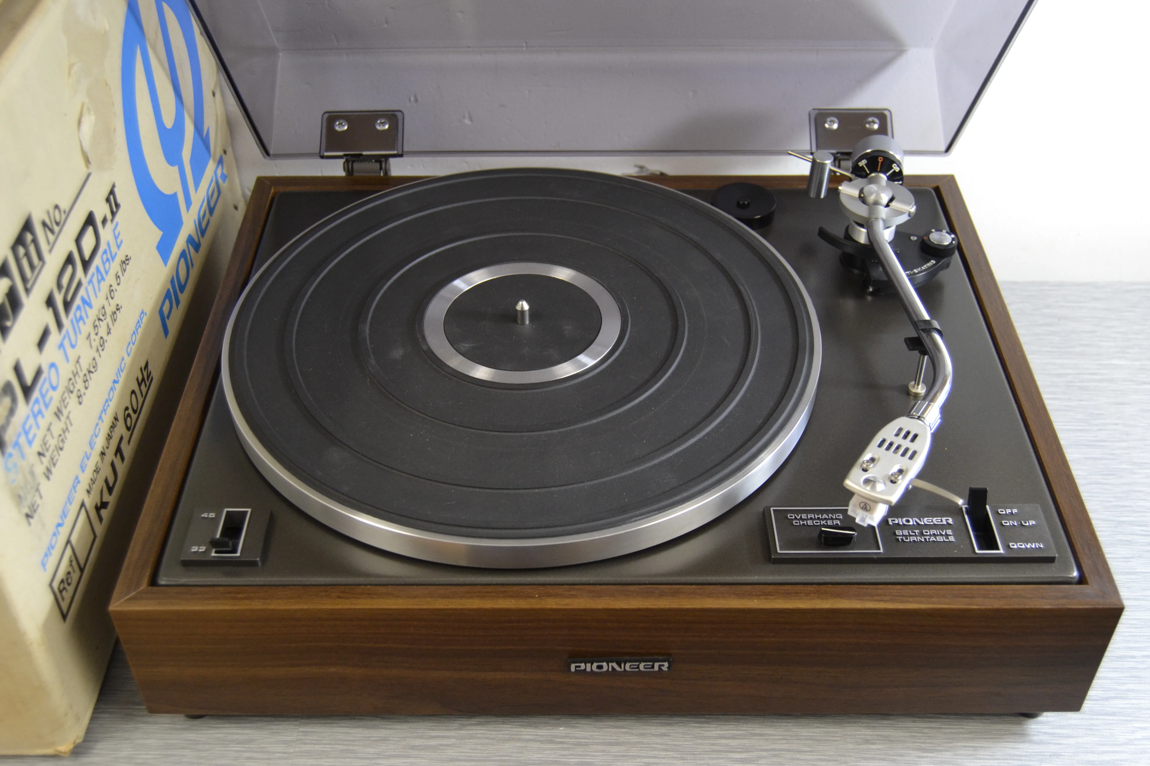 Pioneer PL-12D II Turntable * Box * New Audio Technica AT3600 Cartridge - Image 3