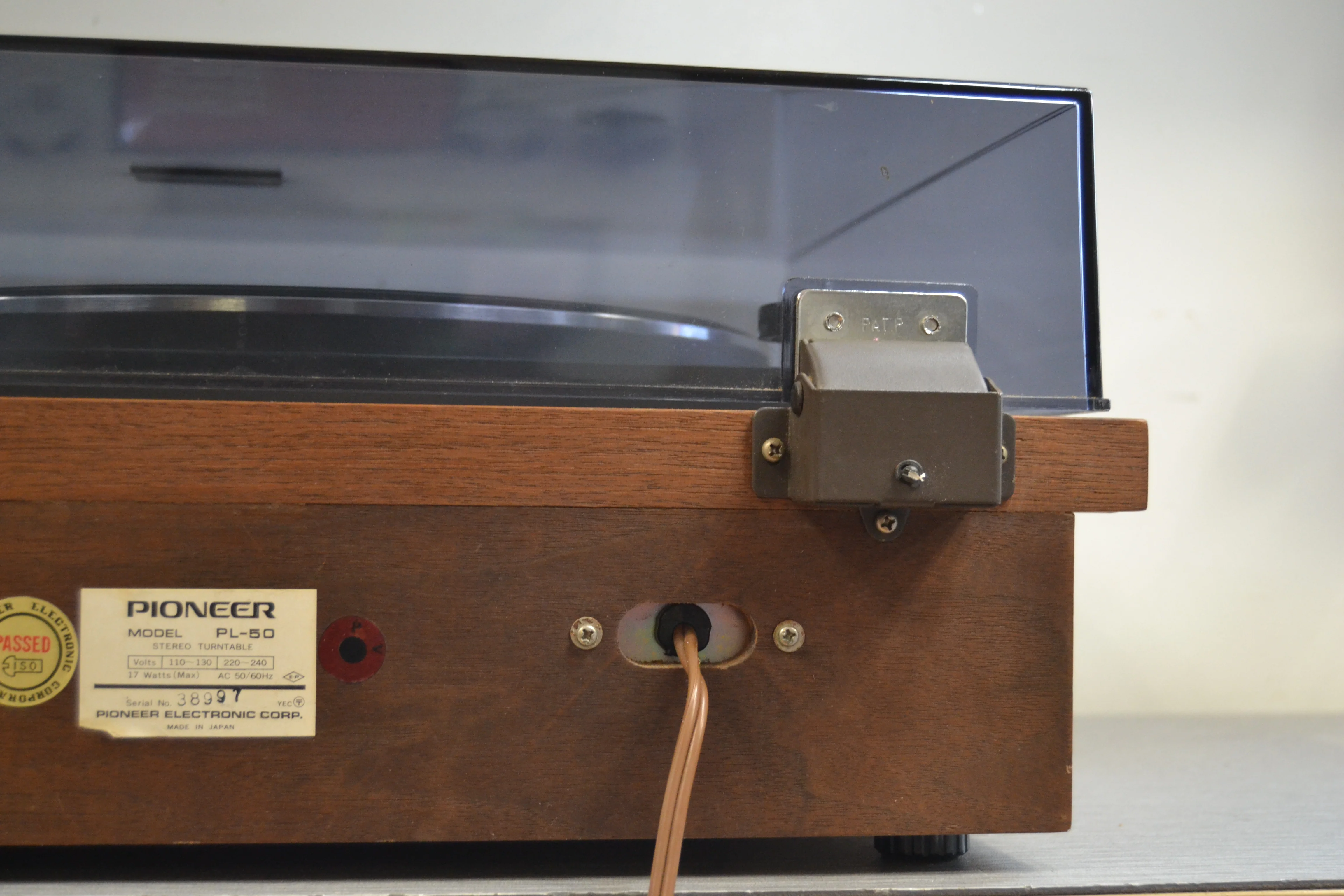 Pioneer PL-50 Belt Drive Turntable - Image 15