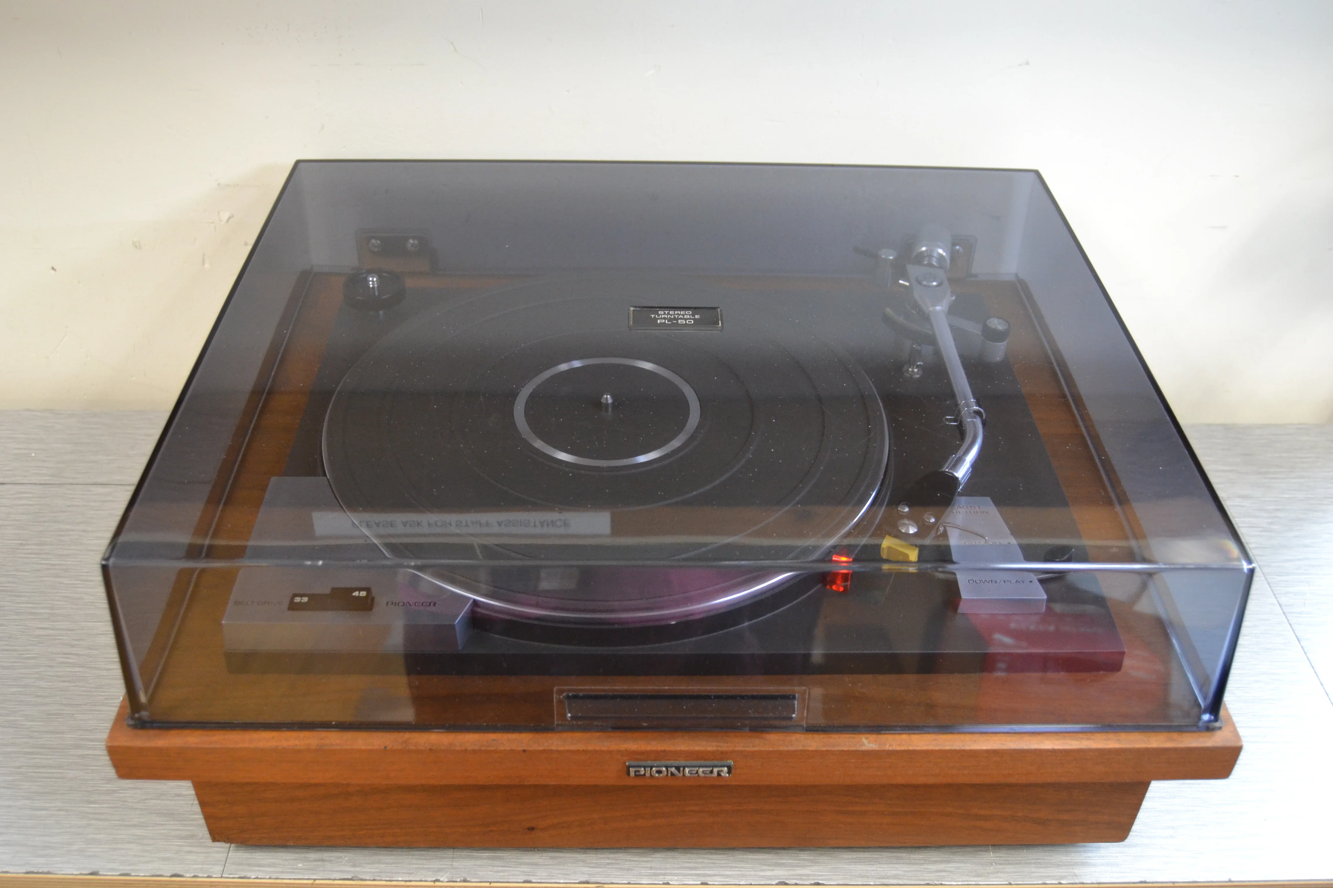 Pioneer PL-50 Belt Drive Turntable - Image 2