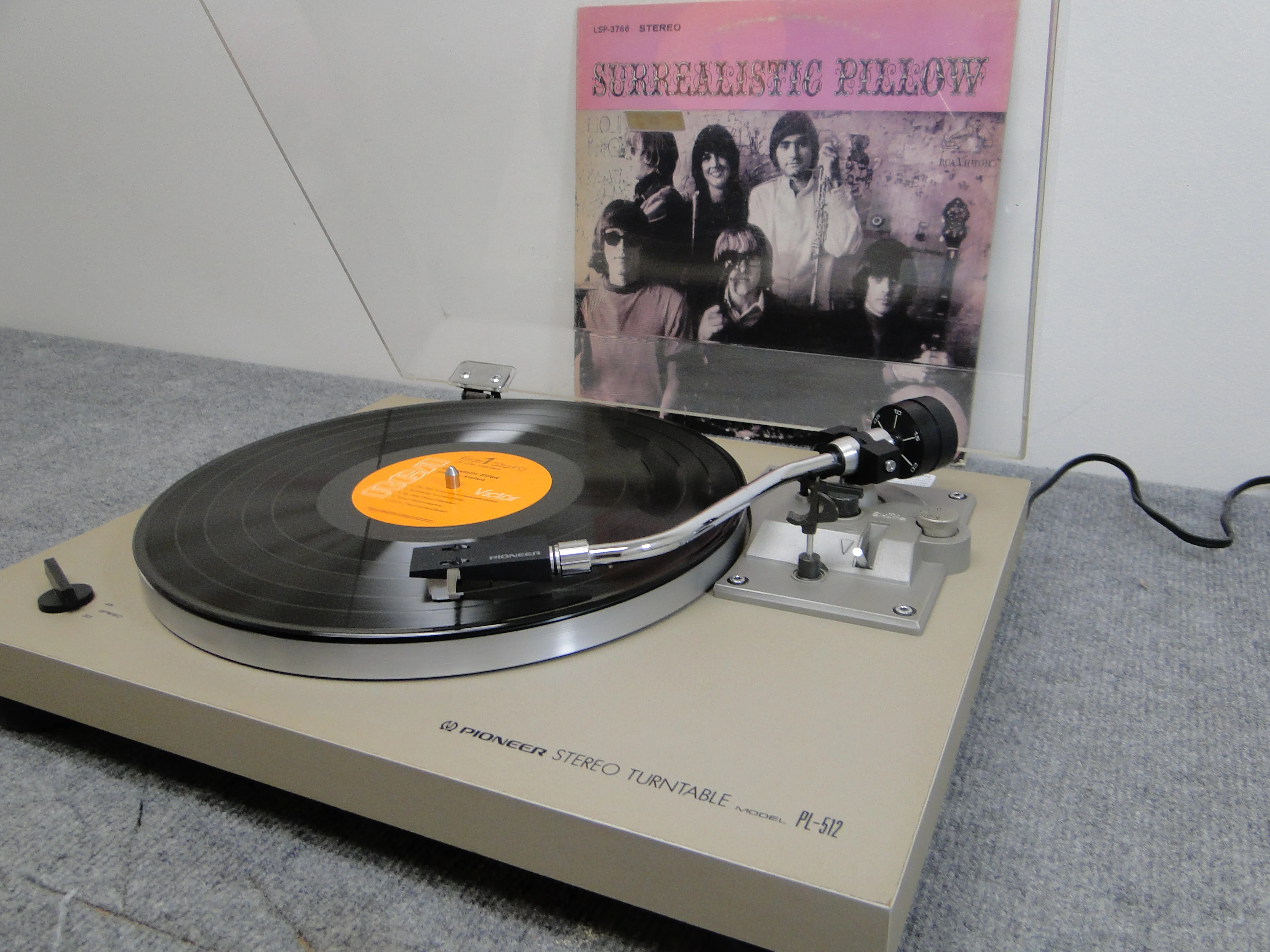 Pioneer PL-512 Belt Drive Turntable * NEW Audio Technics AT3600 Cartridge - Image 8