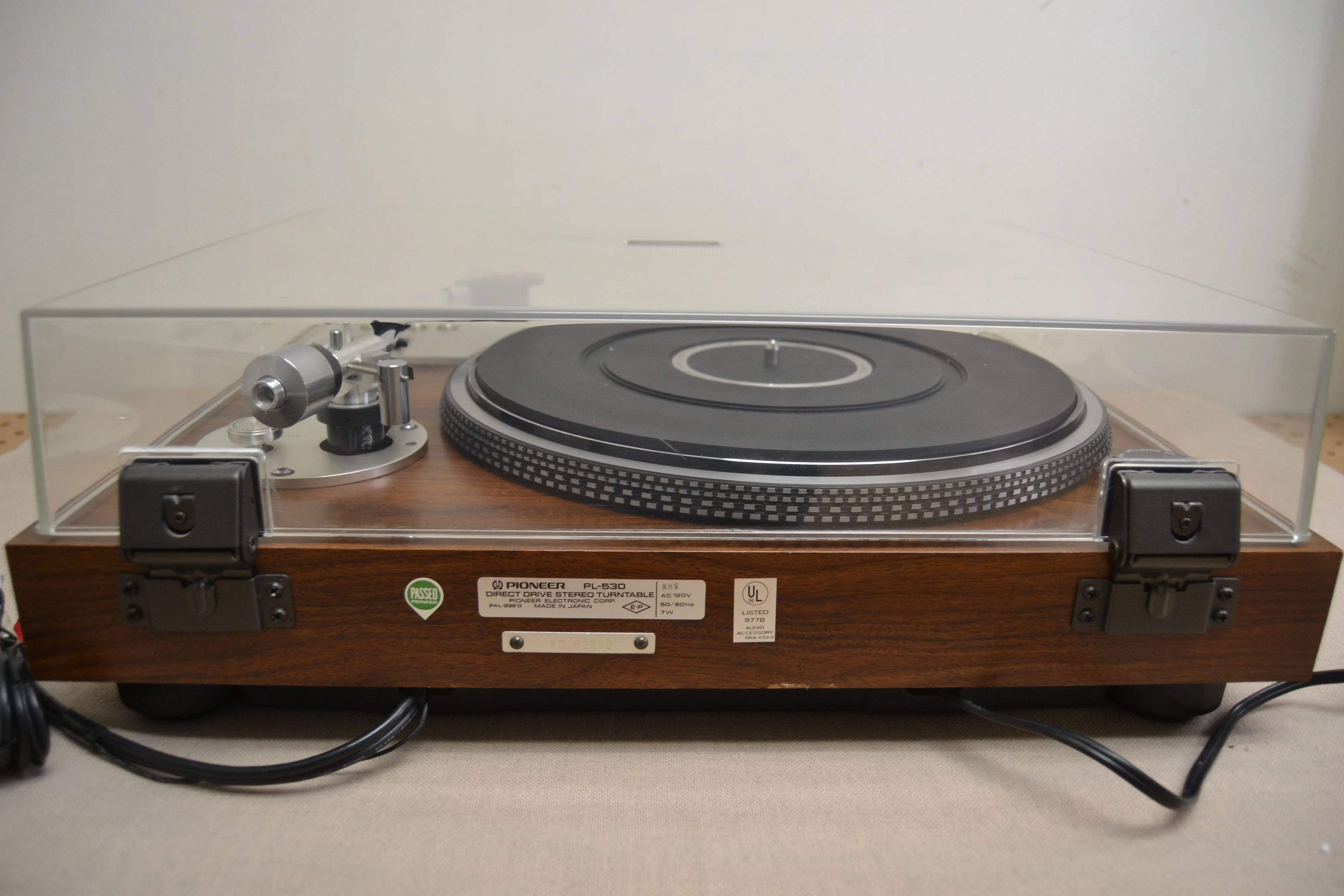 Pioneer PL-530 2-Speed Fully-Automatic Direct-Drive Turntable (1976-1978) - Image 11