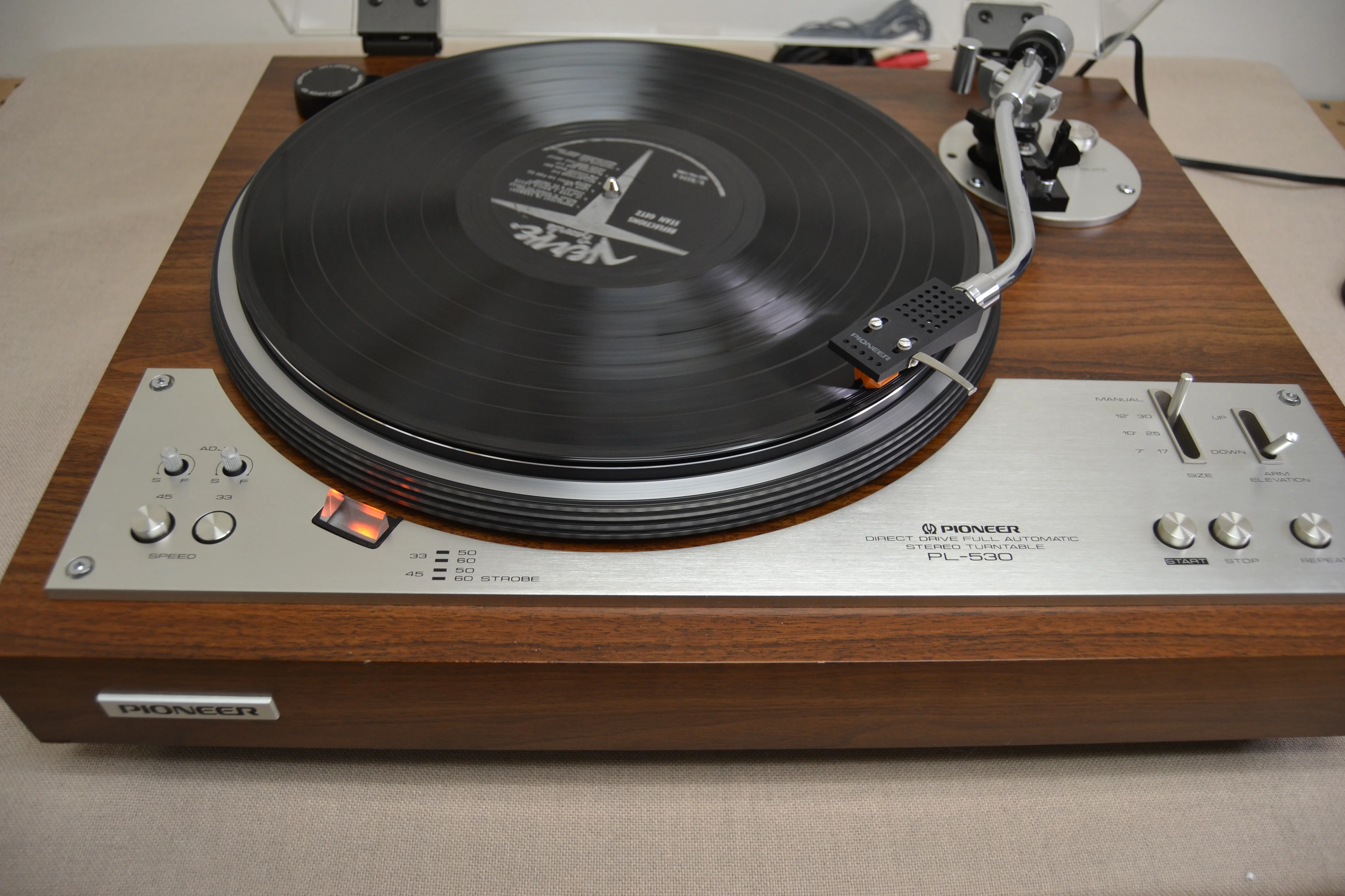 Pioneer PL-530 2-Speed Fully-Automatic Direct-Drive Turntable (1976-1978) - Image 5