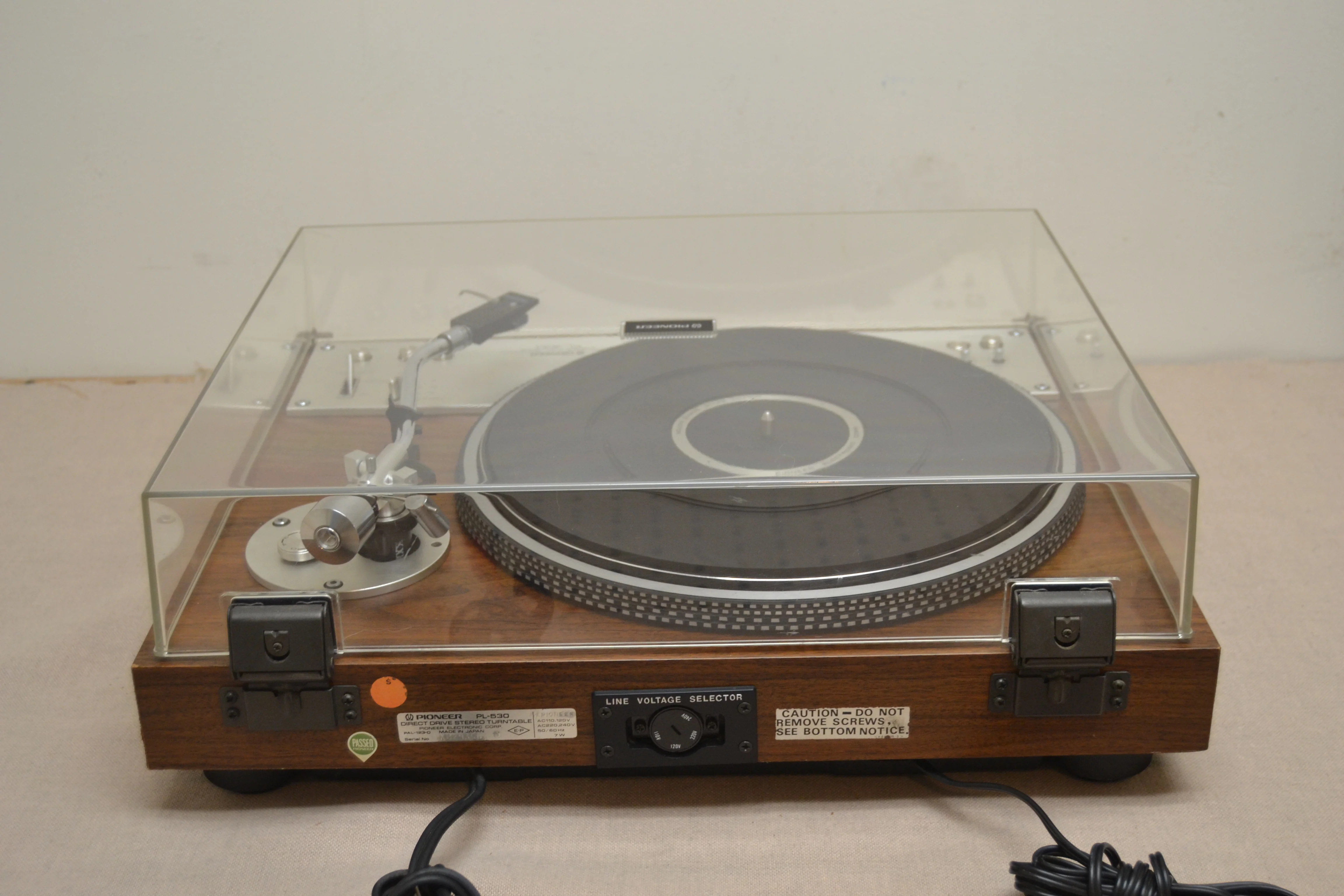 Pioneer PL-530 Direct Drive Turntable * 1976-1978 * Fully Automatic - Image 16