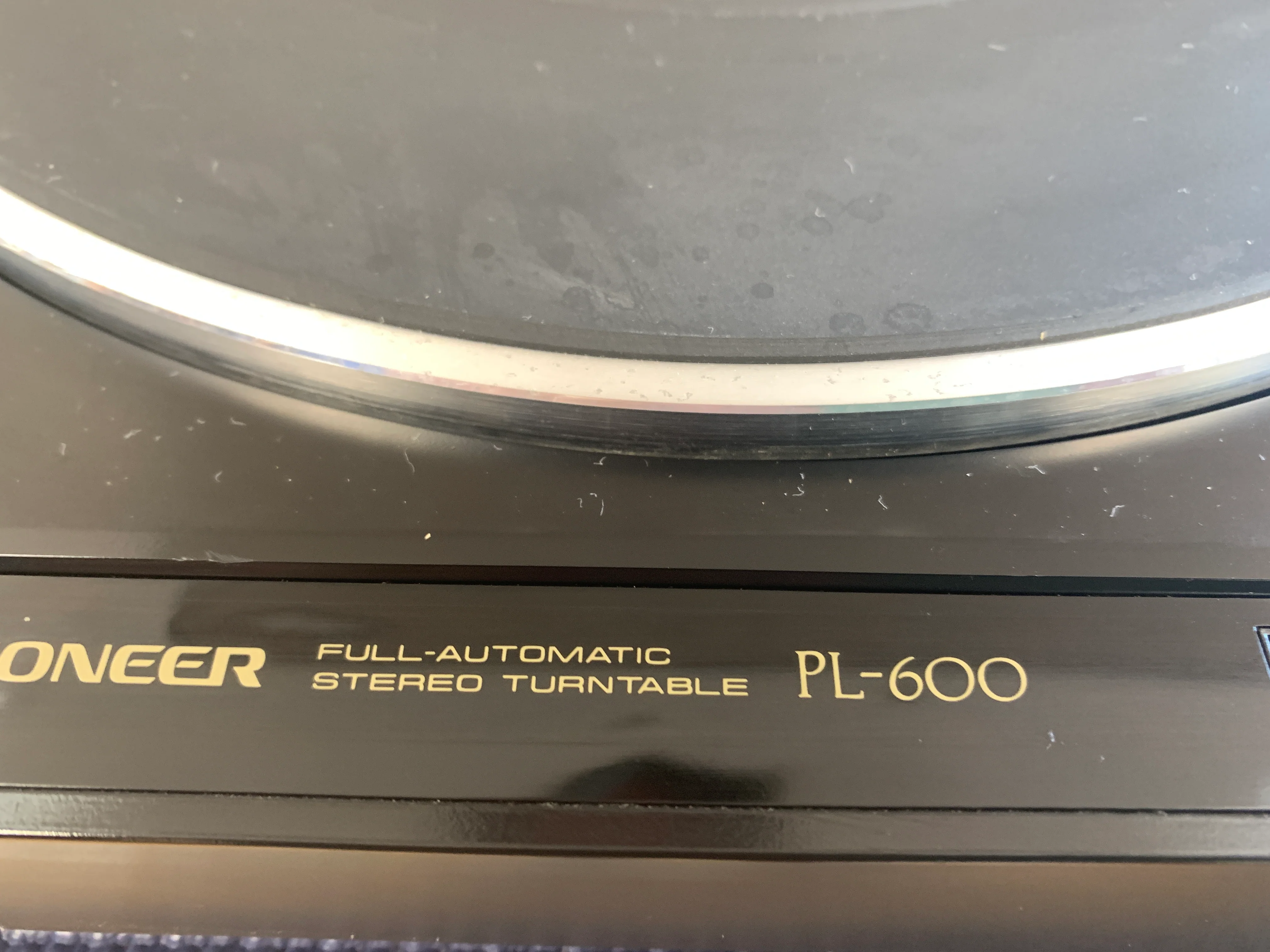 Pioneer PL-600 Belt Drive Turntable - Image 8