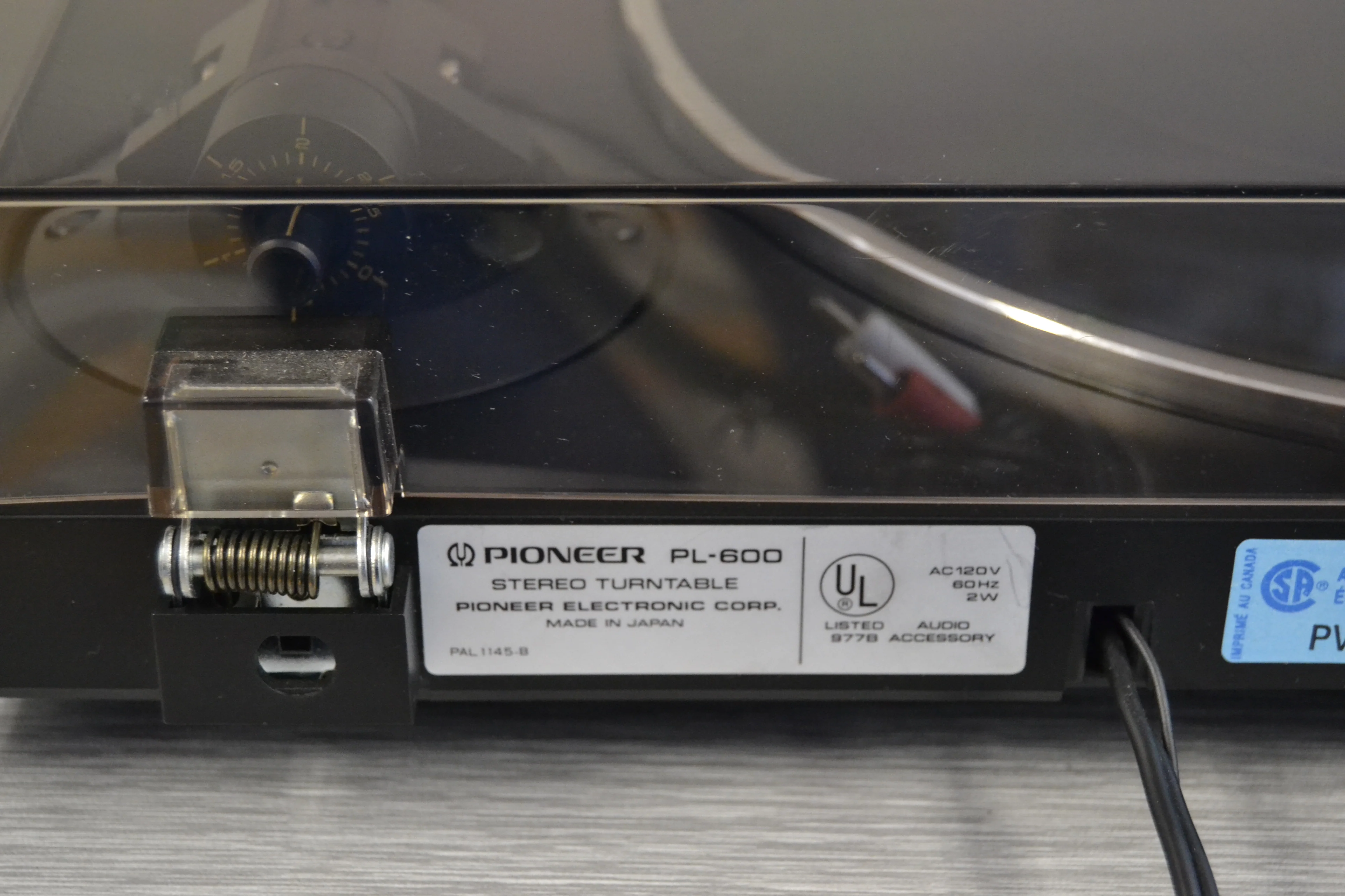 Pioneer PL-600 Fully Automatic Turntable * Belt Drive * Manual - Image 13
