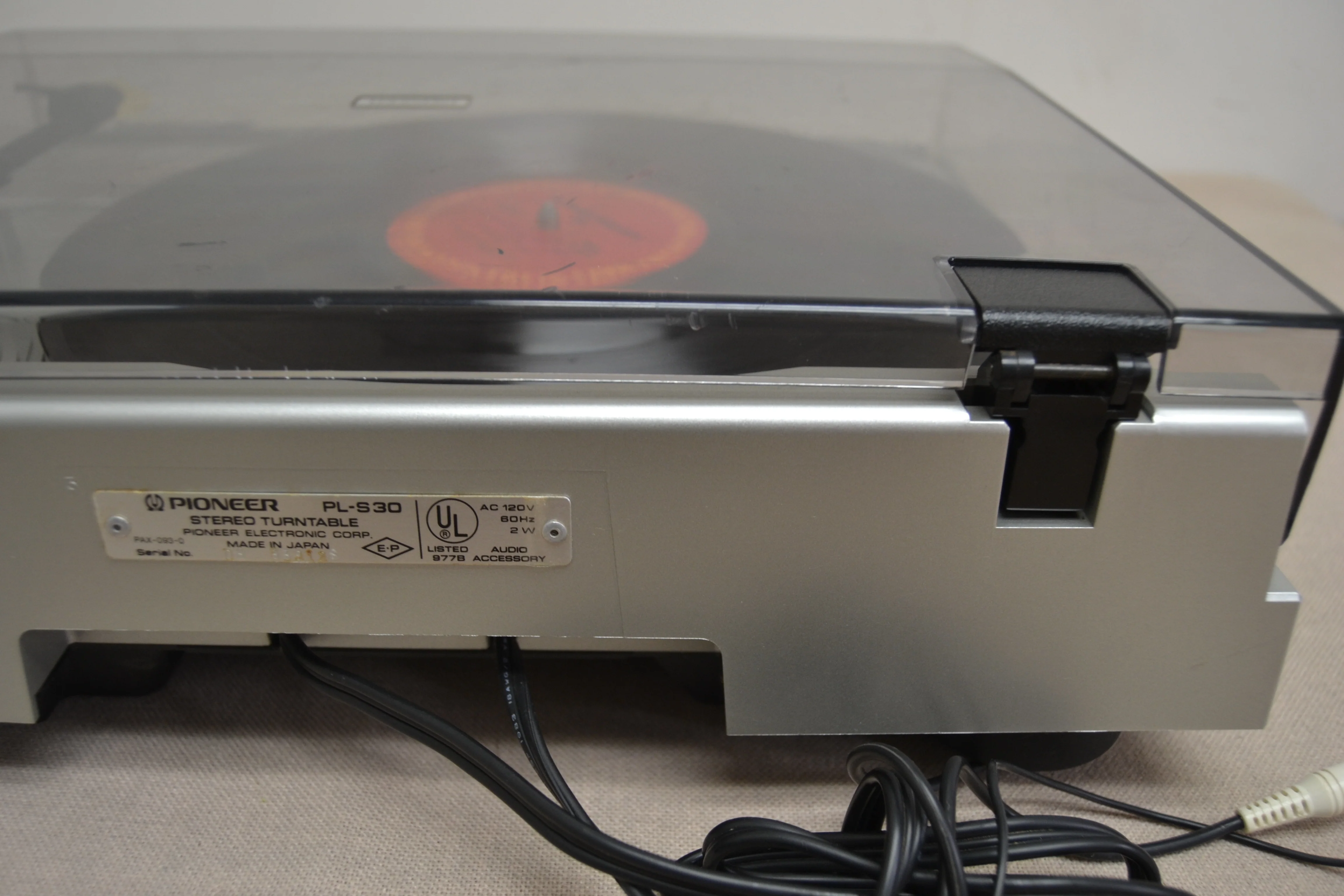Pioneer PL-S30 Belt Drive Turntable - Image 10