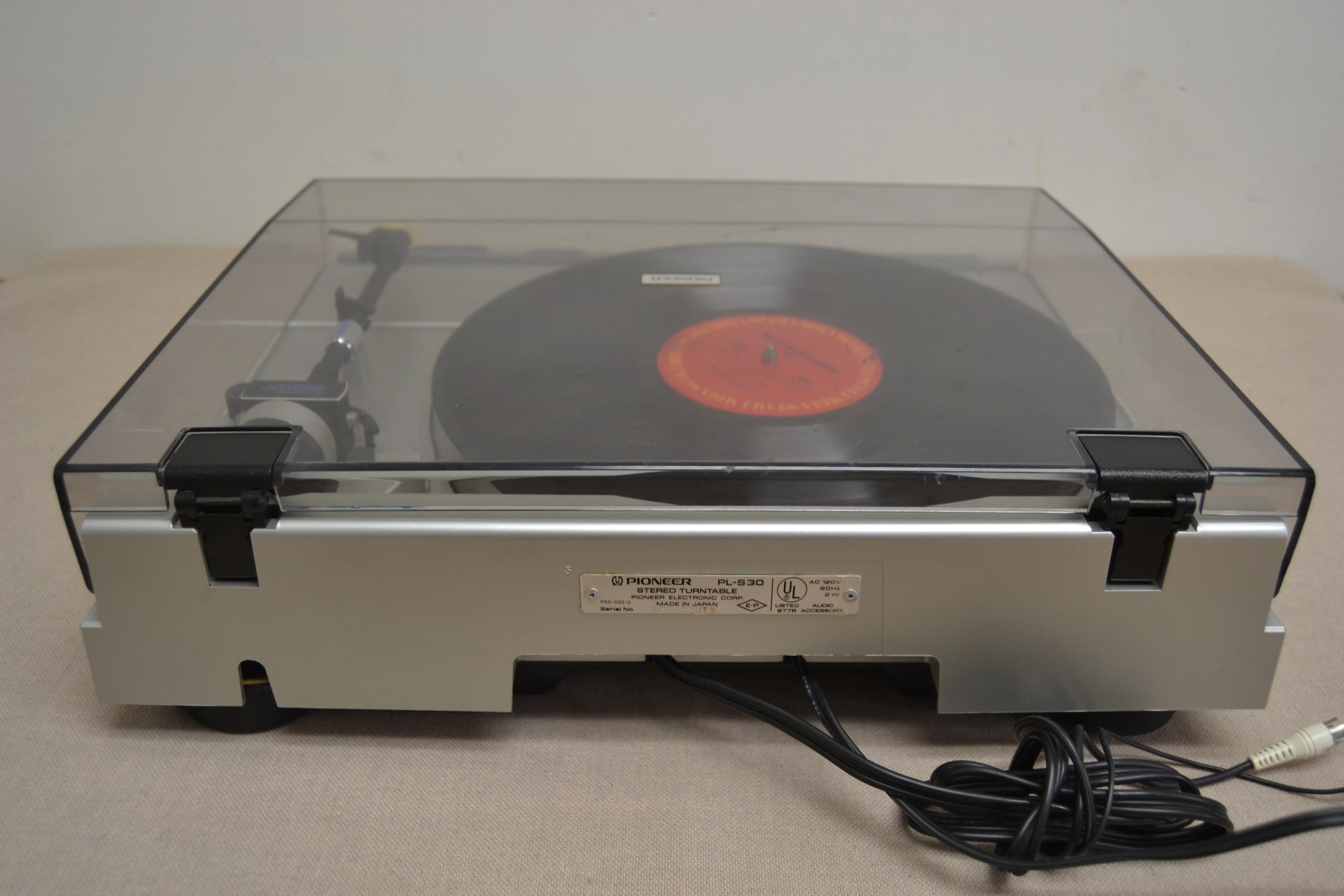 Pioneer PL-S30 Belt Drive Turntable - Image 7
