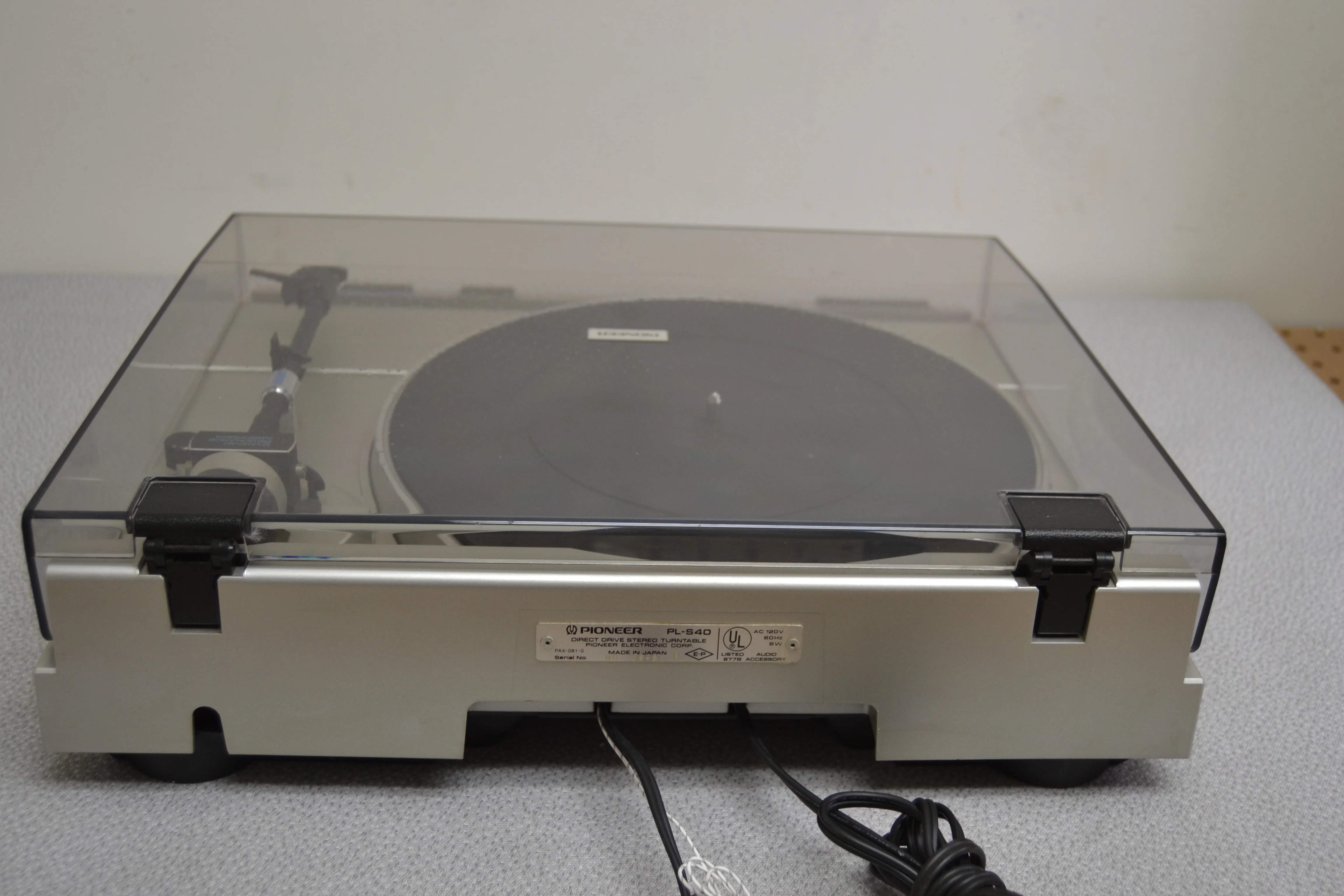 Pioneer PL-S40 Direct Drive Turntable - Image 7