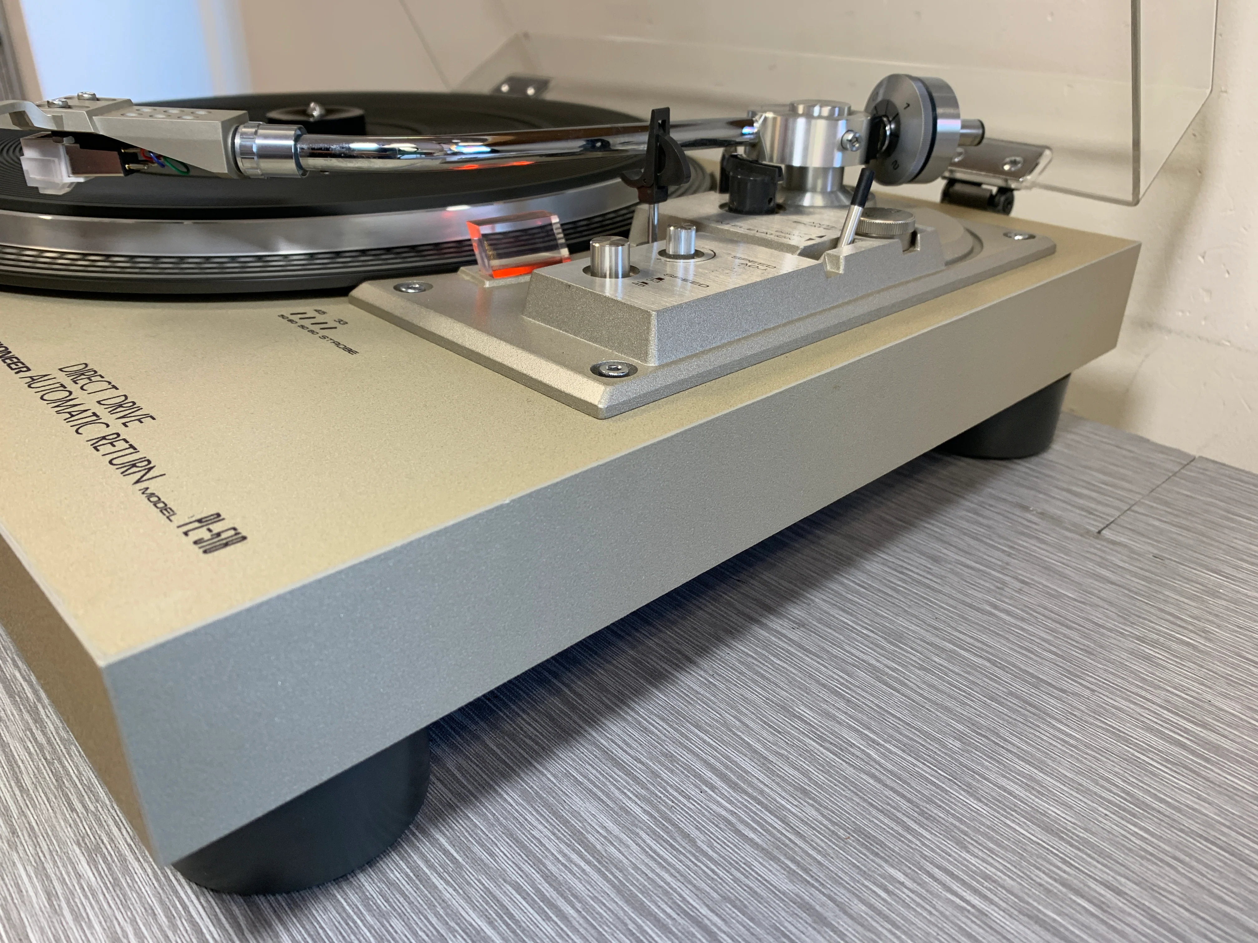 Pioneer PL518 Direct Drive Turntable Auto Return * New Audio Technica AT3600 Cartridge - Image 10