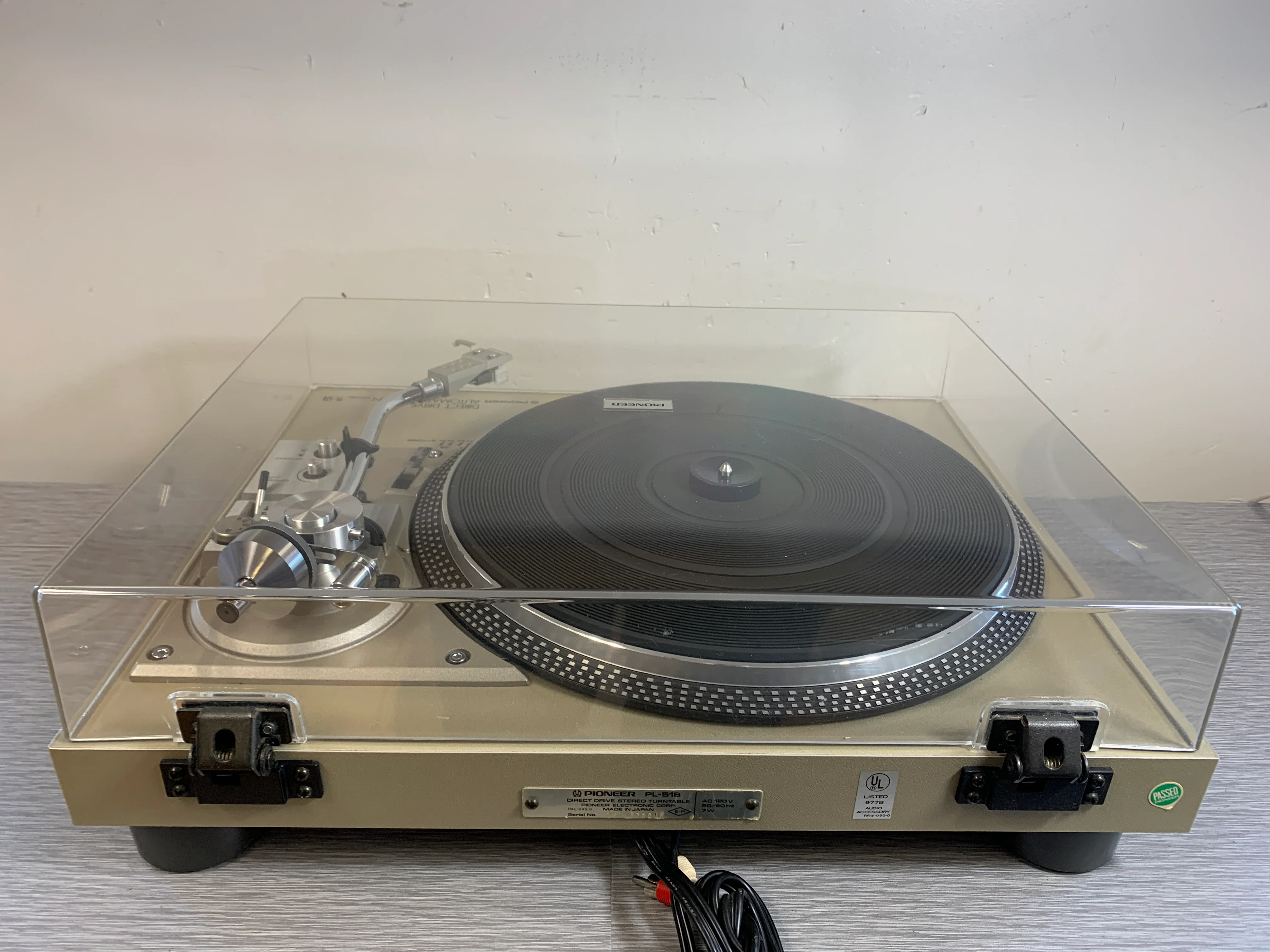 Pioneer PL518 Direct Drive Turntable Auto Return * New Audio Technica AT3600 Cartridge - Image 16