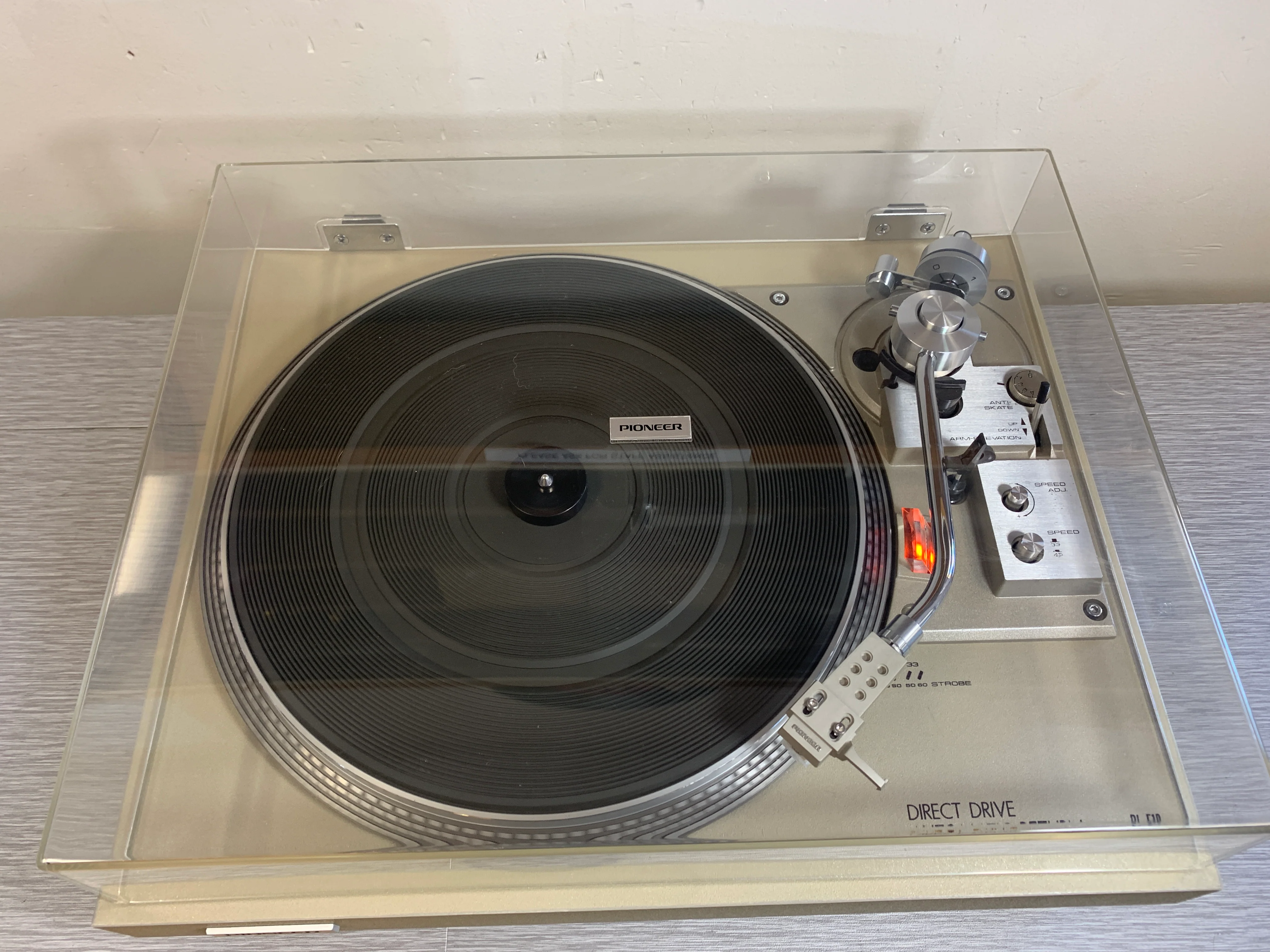 Pioneer PL518 Direct Drive Turntable Auto Return * New Audio Technica AT3600 Cartridge - Image 2