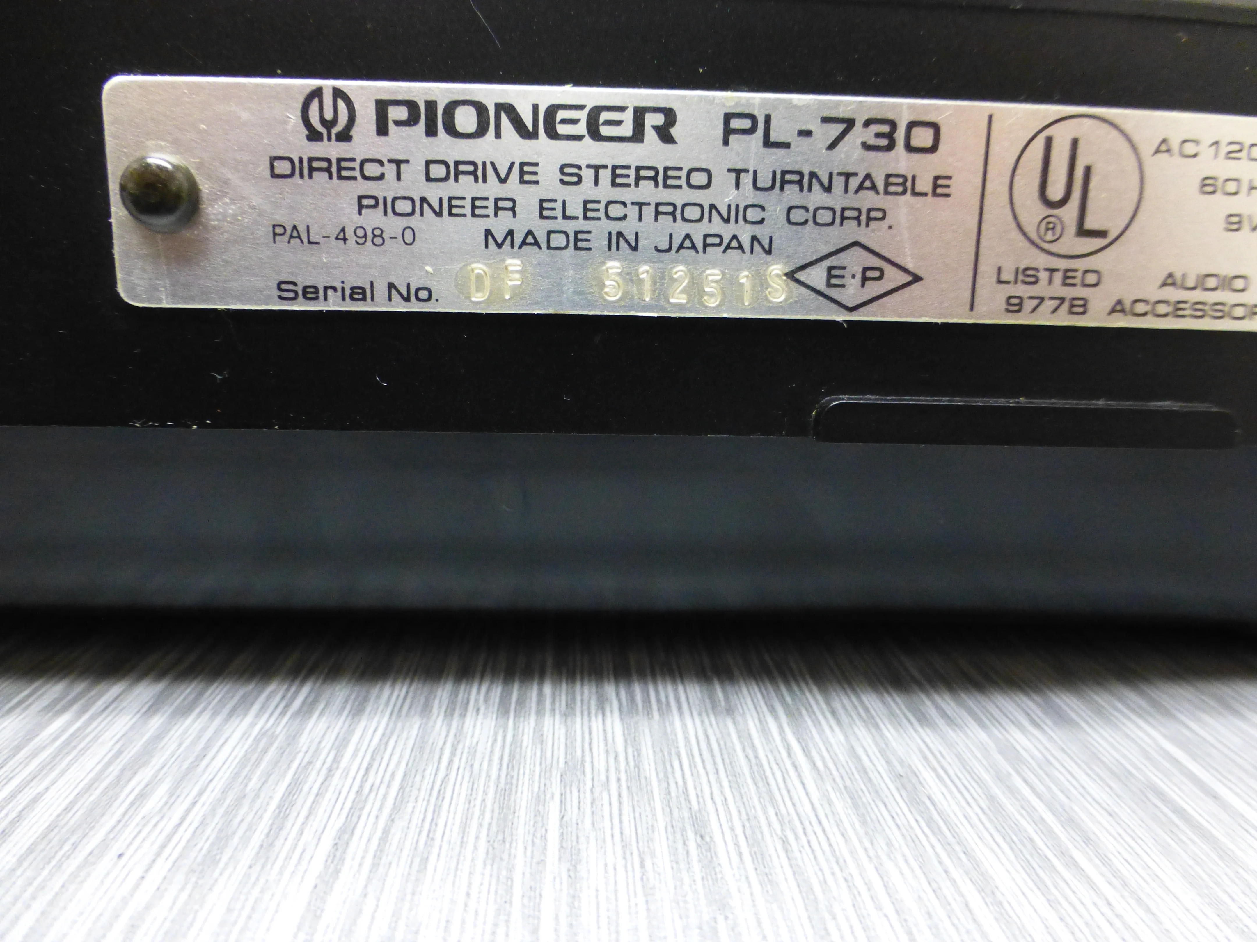 Pioneer PL730 Direct Drive Fully Automatic Turntable - Image 16