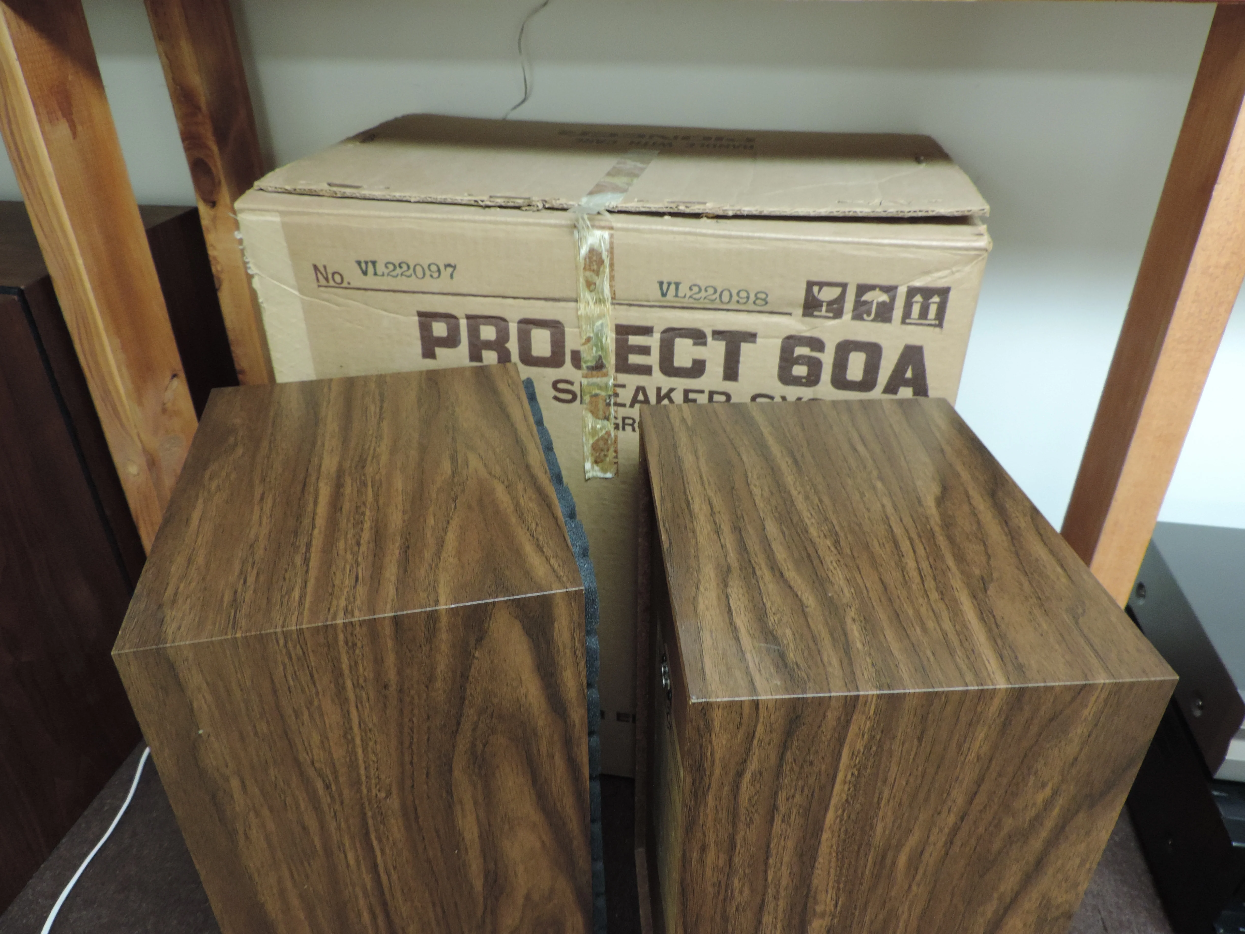 Pioneer Project 60A Small Speaker Set * Box * New Woofers ( Radio Shack ) - Image 7