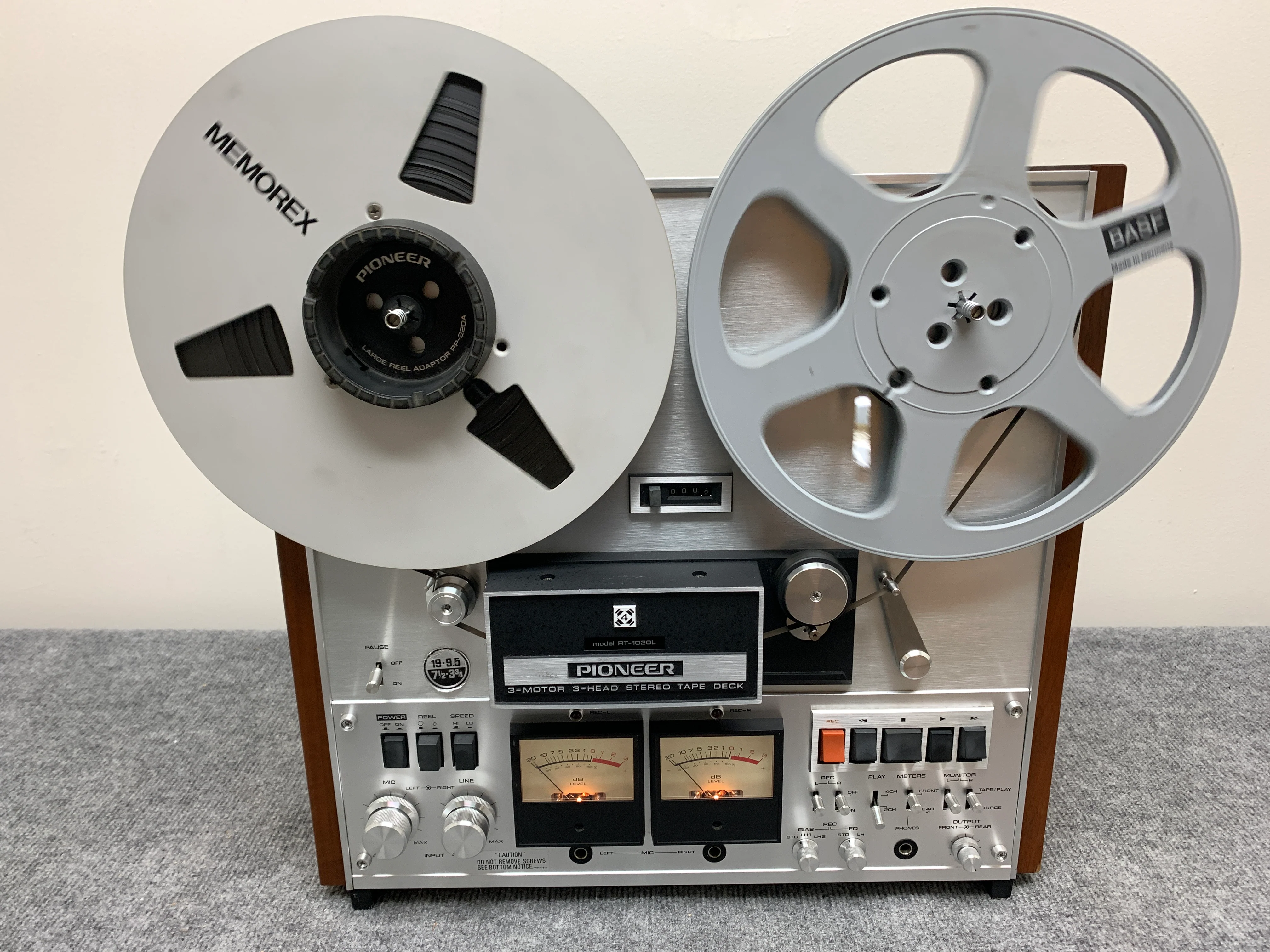 Pioneer RT-1020L Reel To Reel * Fully Serviced *