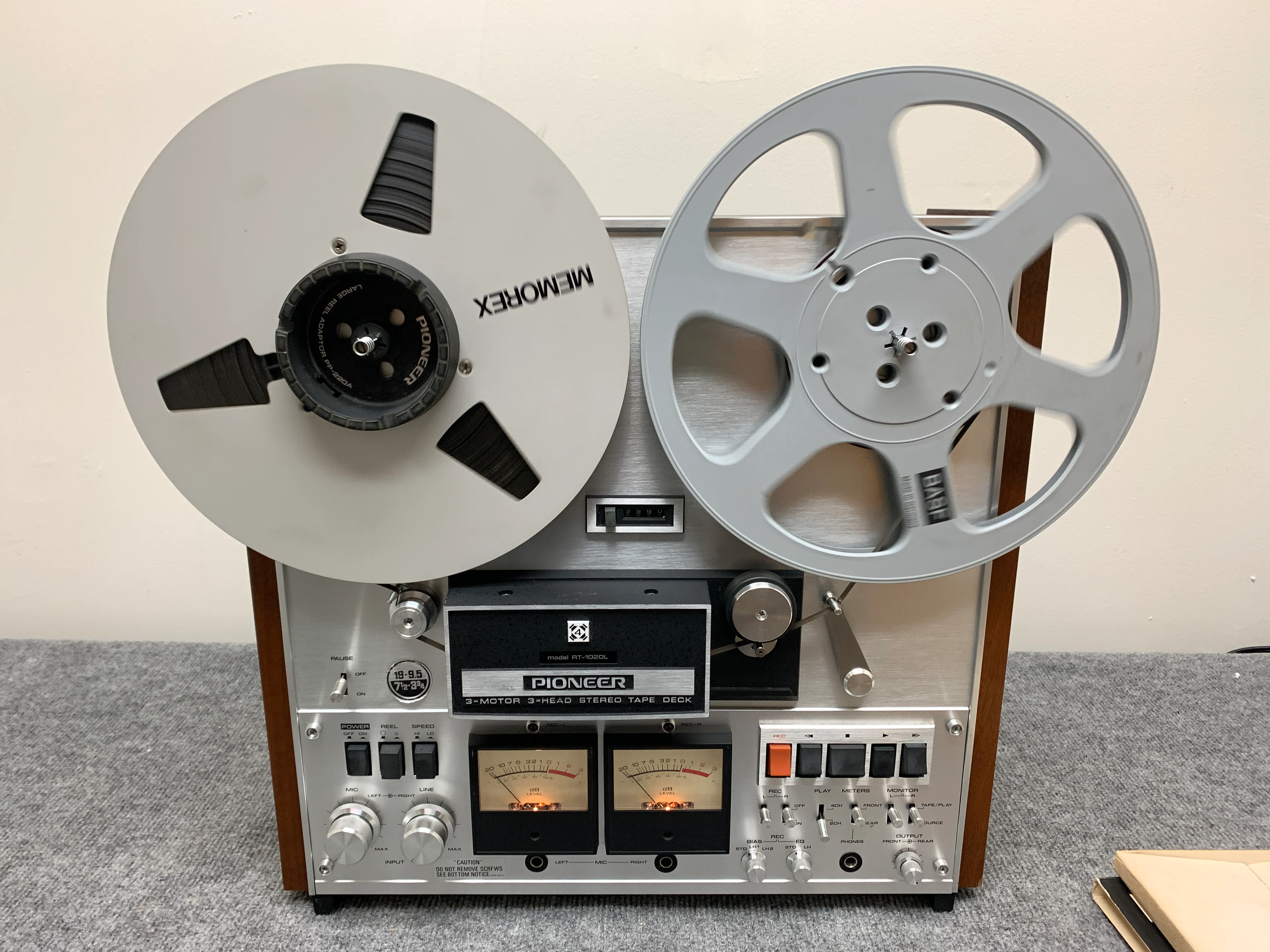 Pioneer RT-1020L Reel To Reel * Fully Serviced * - Image 2