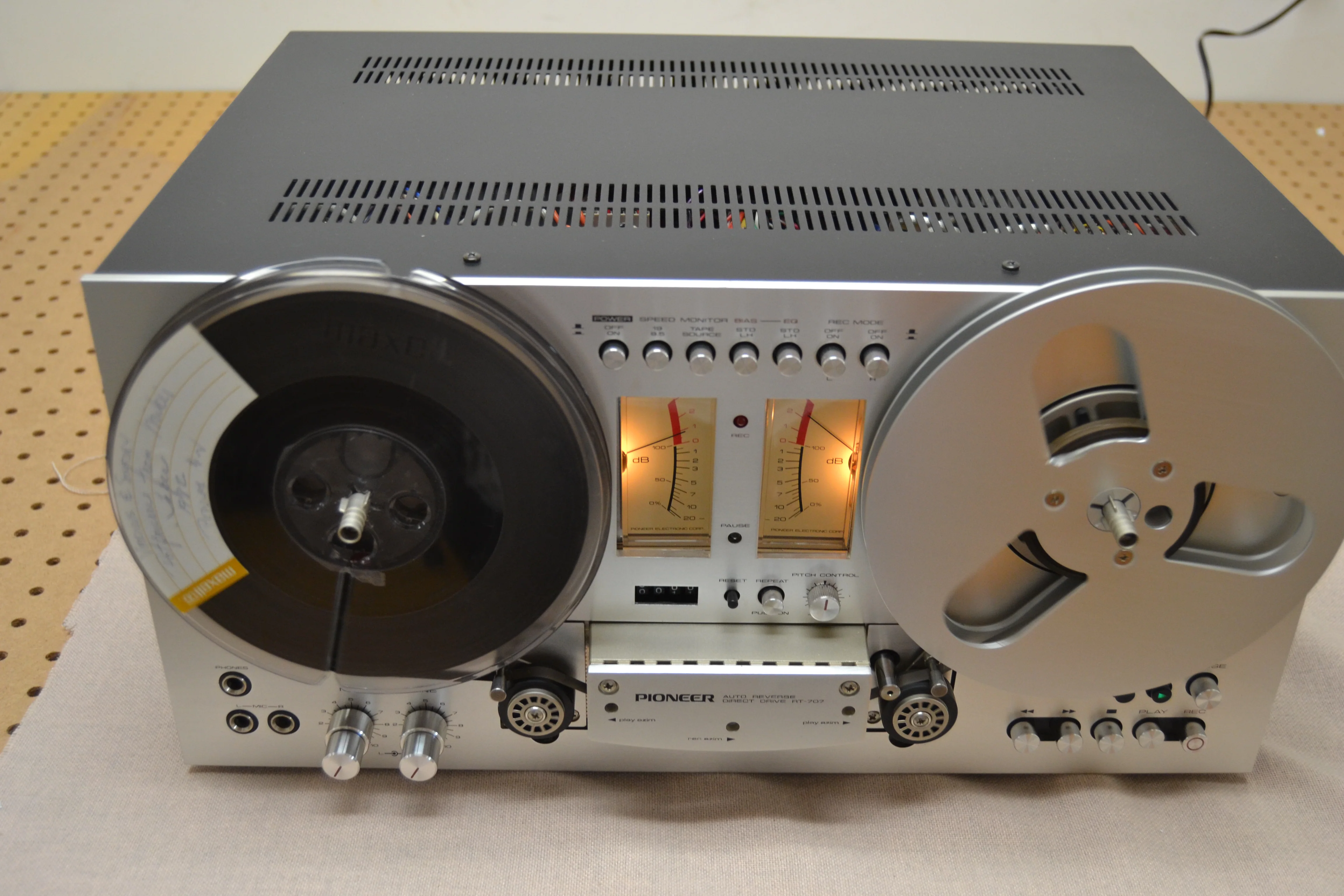 Pioneer RT-707 Reel to Reel Recorder * Fully Serviced * New Belts