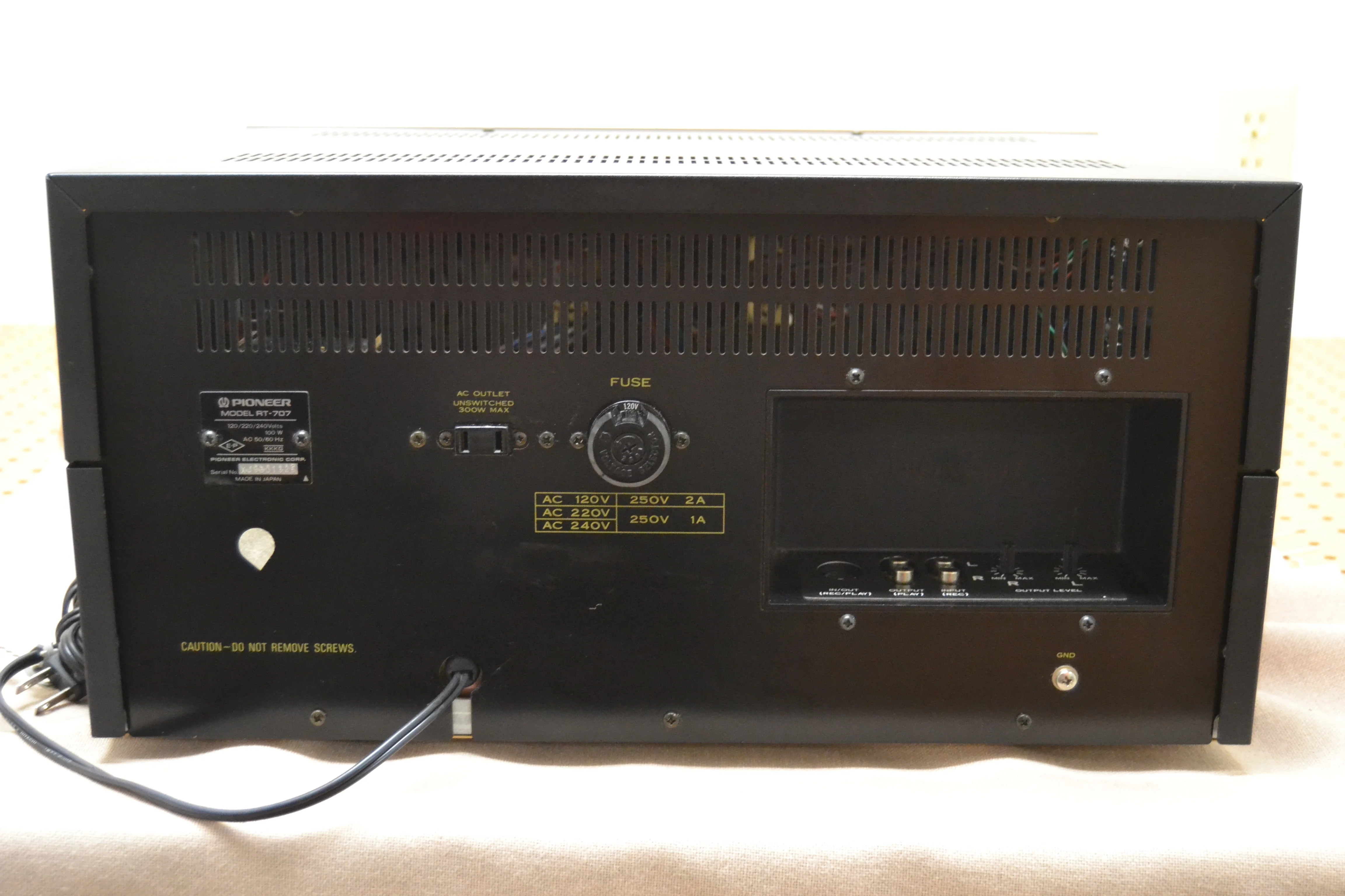Pioneer RT-707 Reel to Reel Recorder * Fully Serviced * New Belts - Image 12
