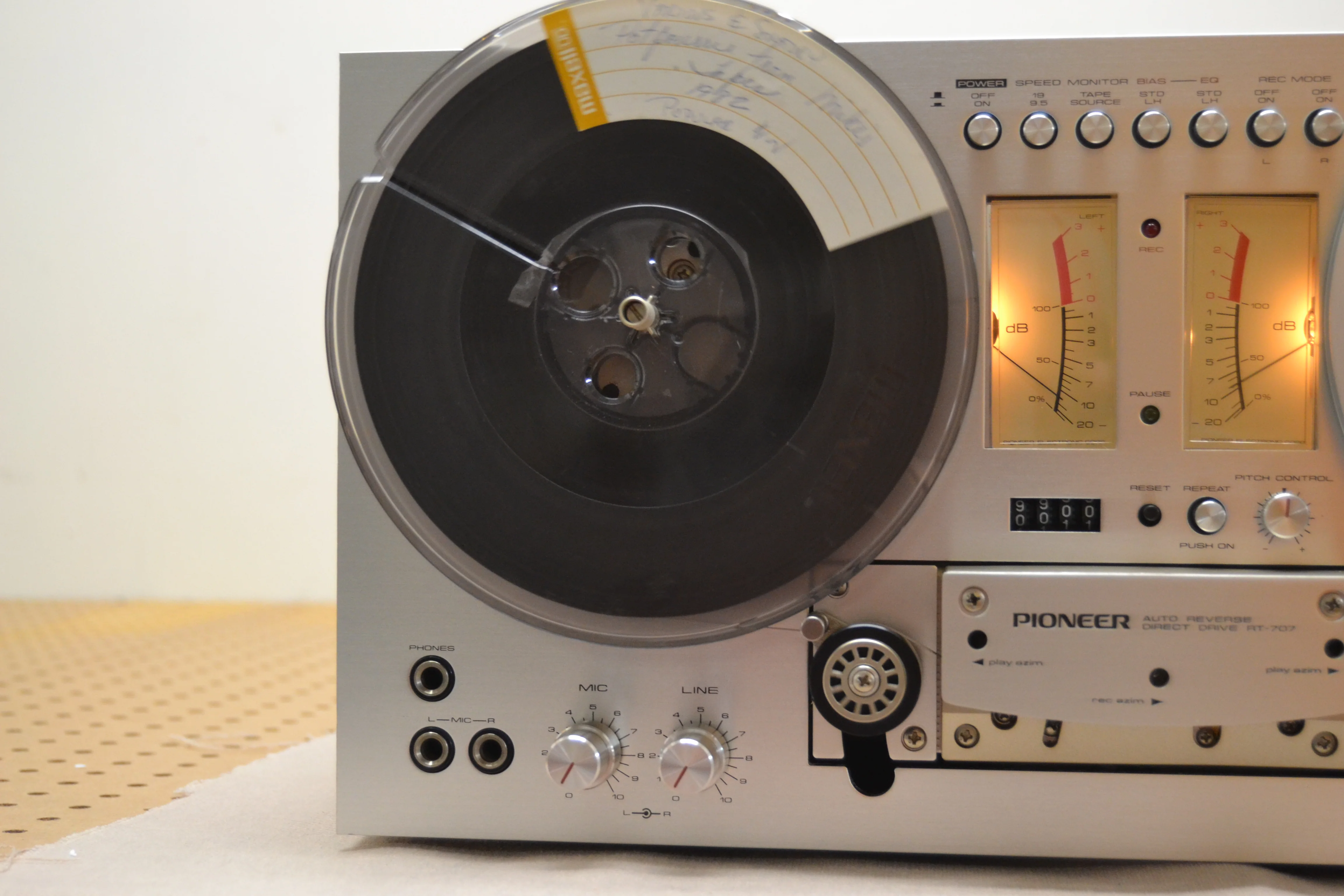 Pioneer RT-707 Reel to Reel Recorder * Fully Serviced * New Belts - Image 5