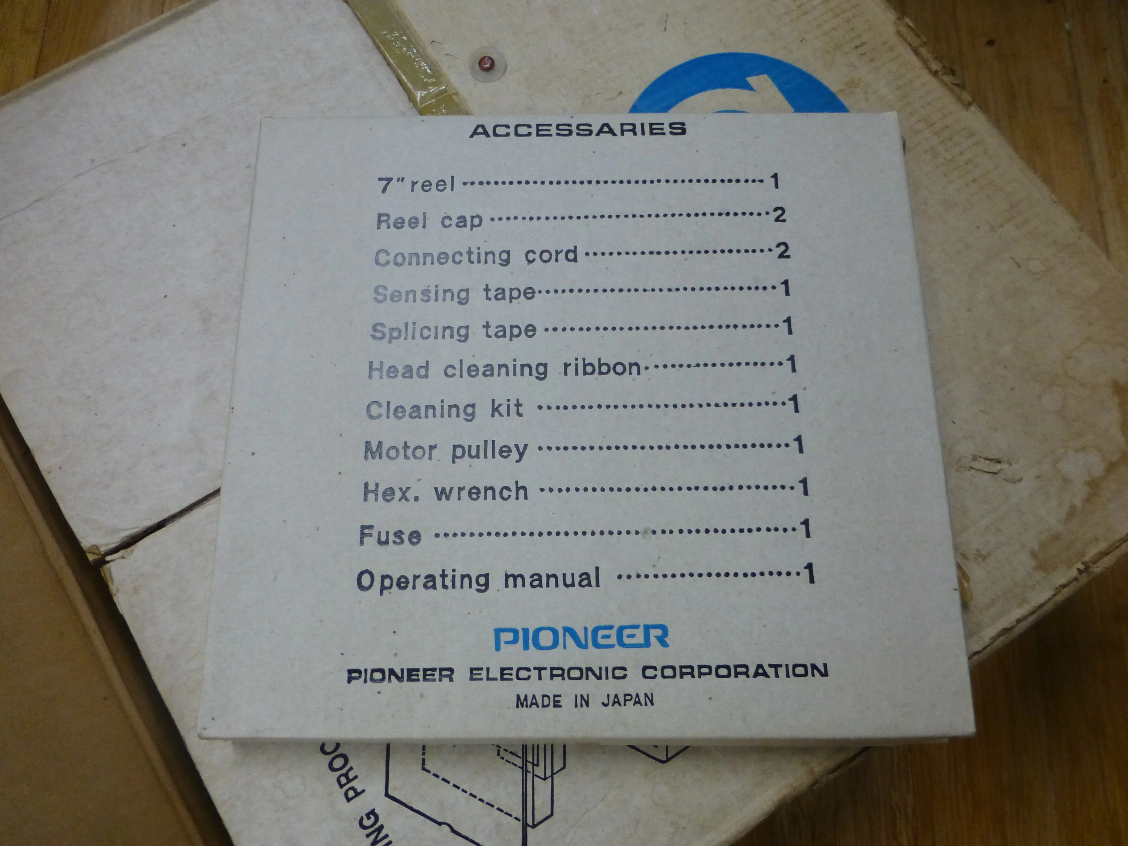 Pioneer RT-71 Reel to Reel * Fully Serviced * Dust Cover * Accessories * Box * 1972 - Image 17