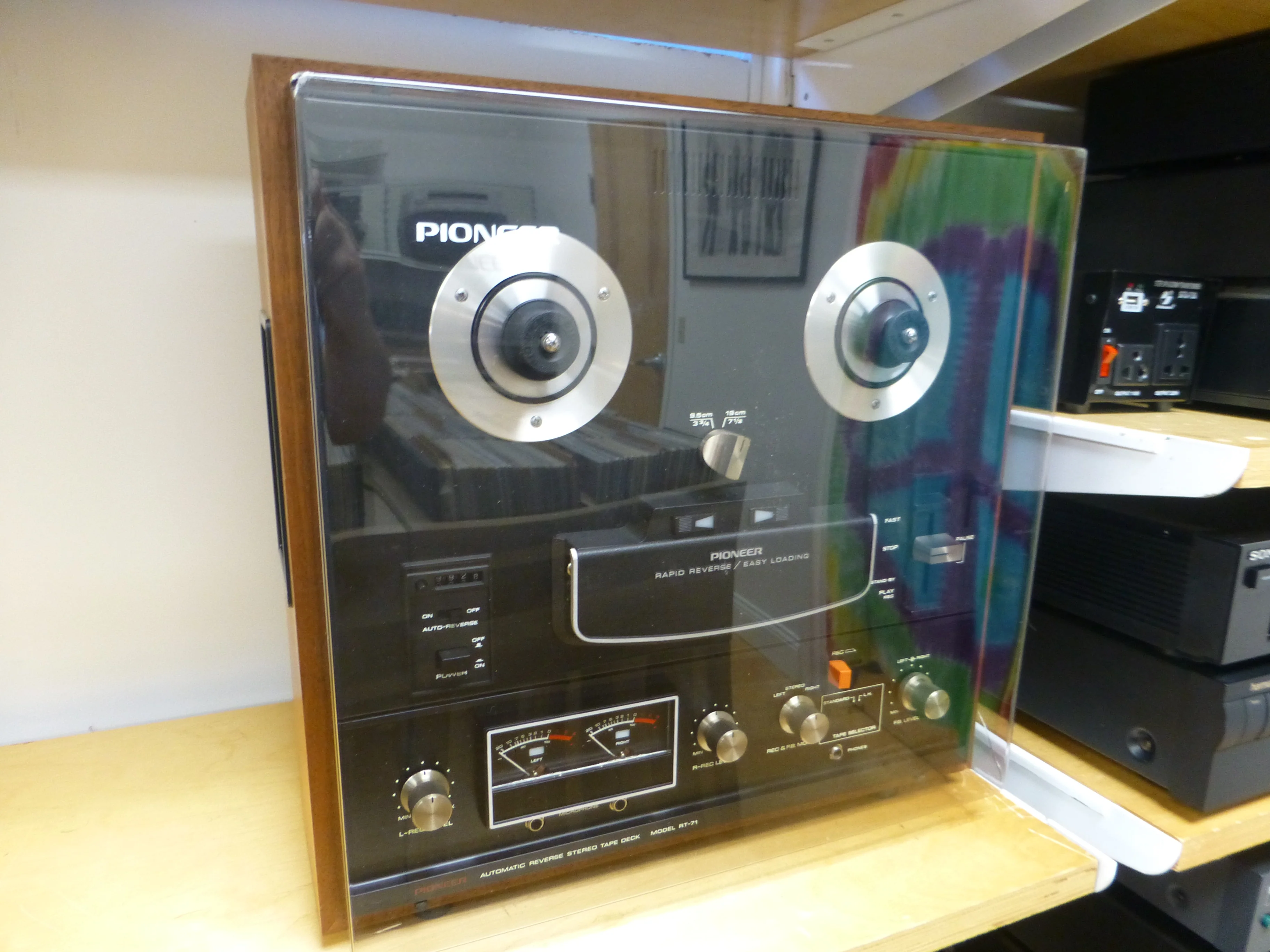 Pioneer RT-71 Reel to Reel * Fully Serviced * Dust Cover * Accessories * Box * 1972 - Image 21