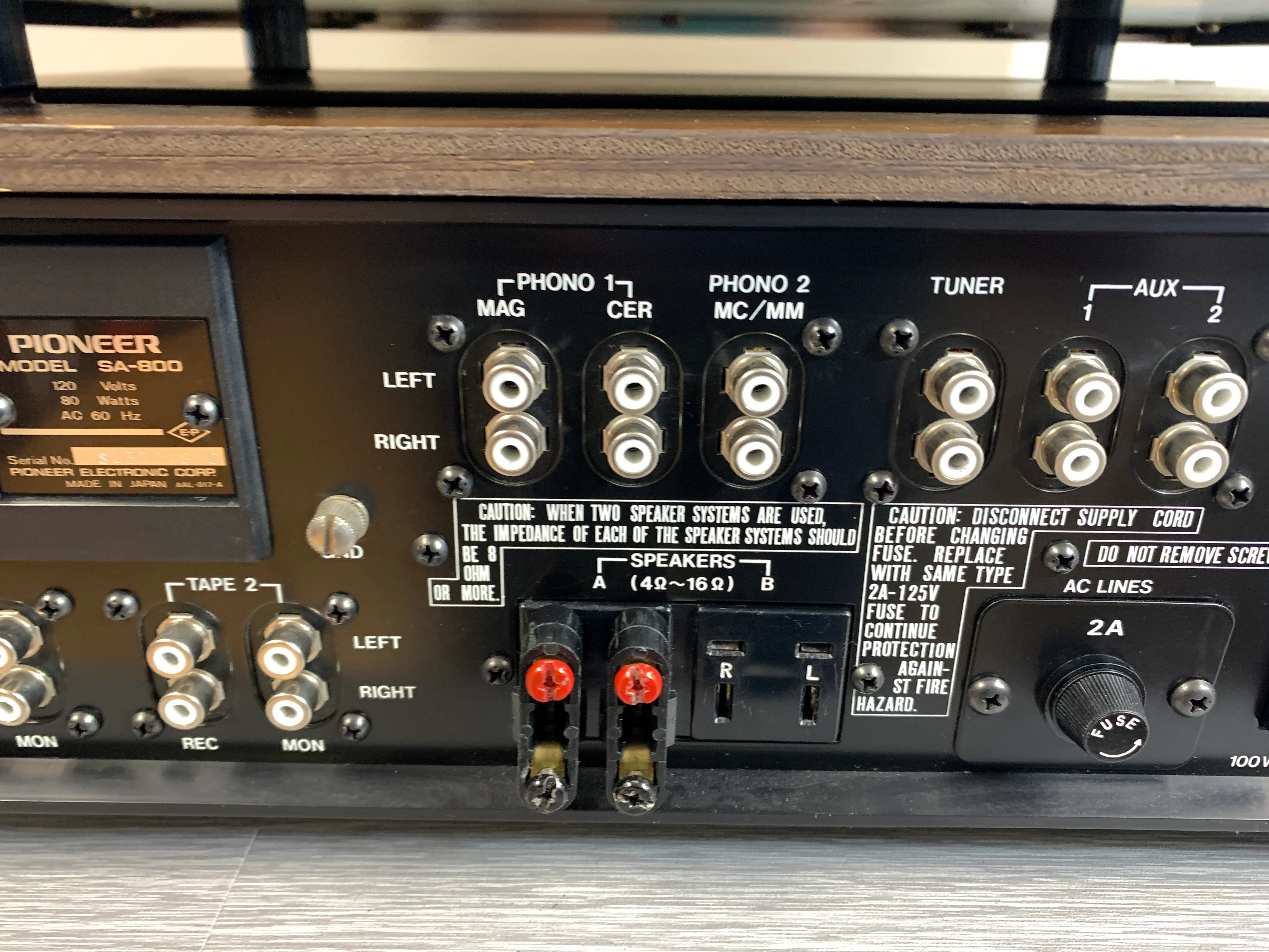 Pioneer SA-800 Integrated Amplifier * TX 800 Tuner - Image 17