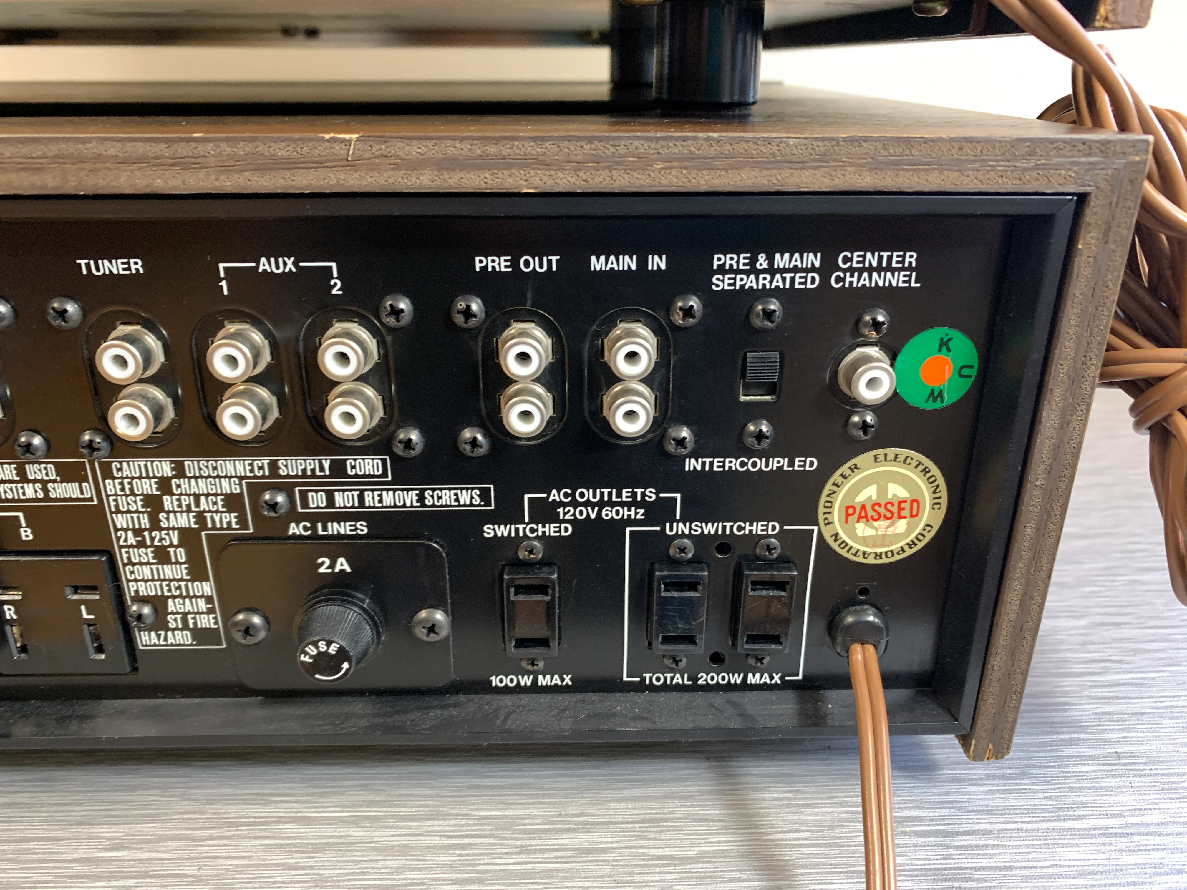 Pioneer SA-800 Integrated Amplifier * TX 800 Tuner - Image 18