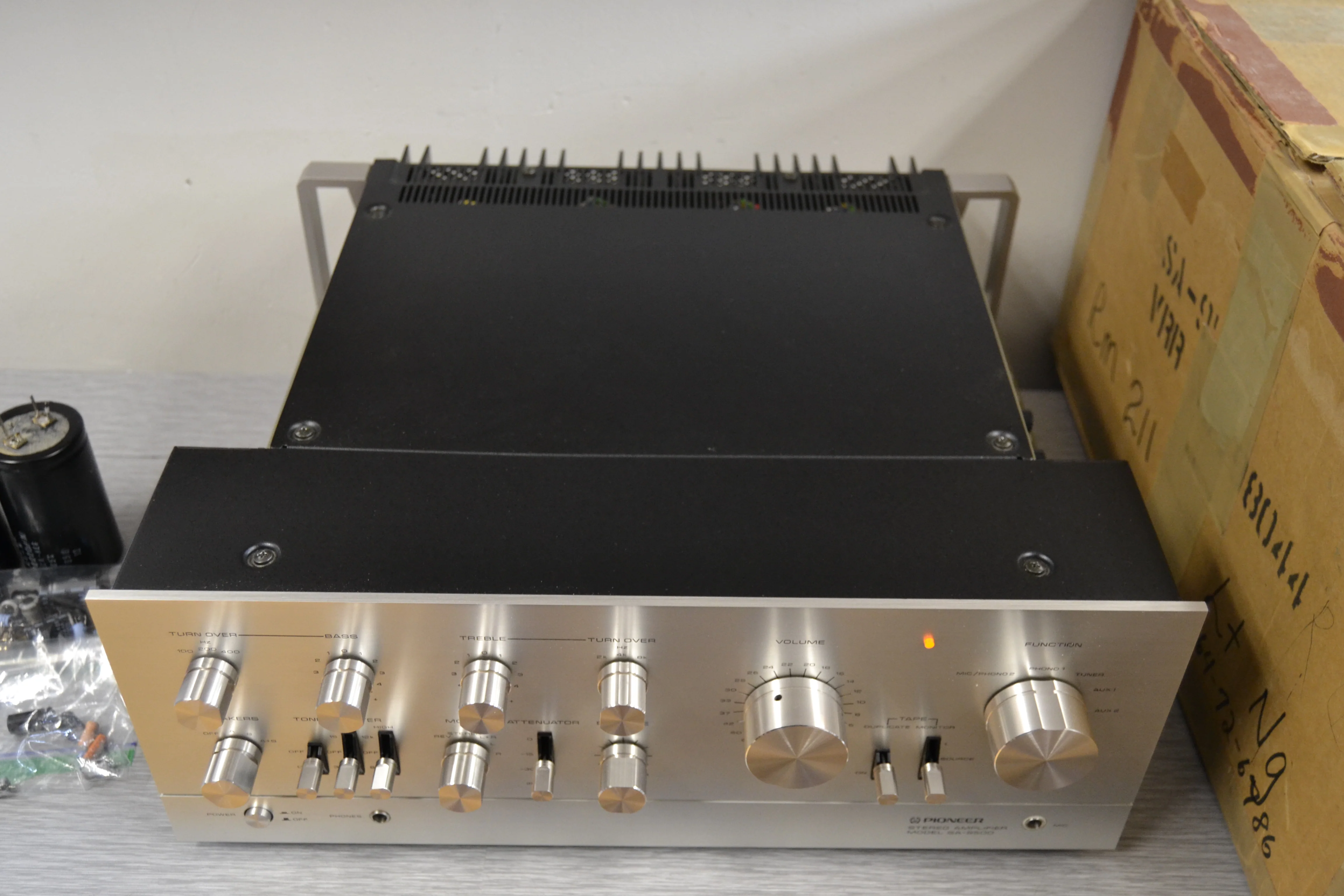 Pioneer SA-9500 Integrated Amplifier * FULLY RECAPPED * Box * MINT ! * 1976 * 80W RMS - Image 7