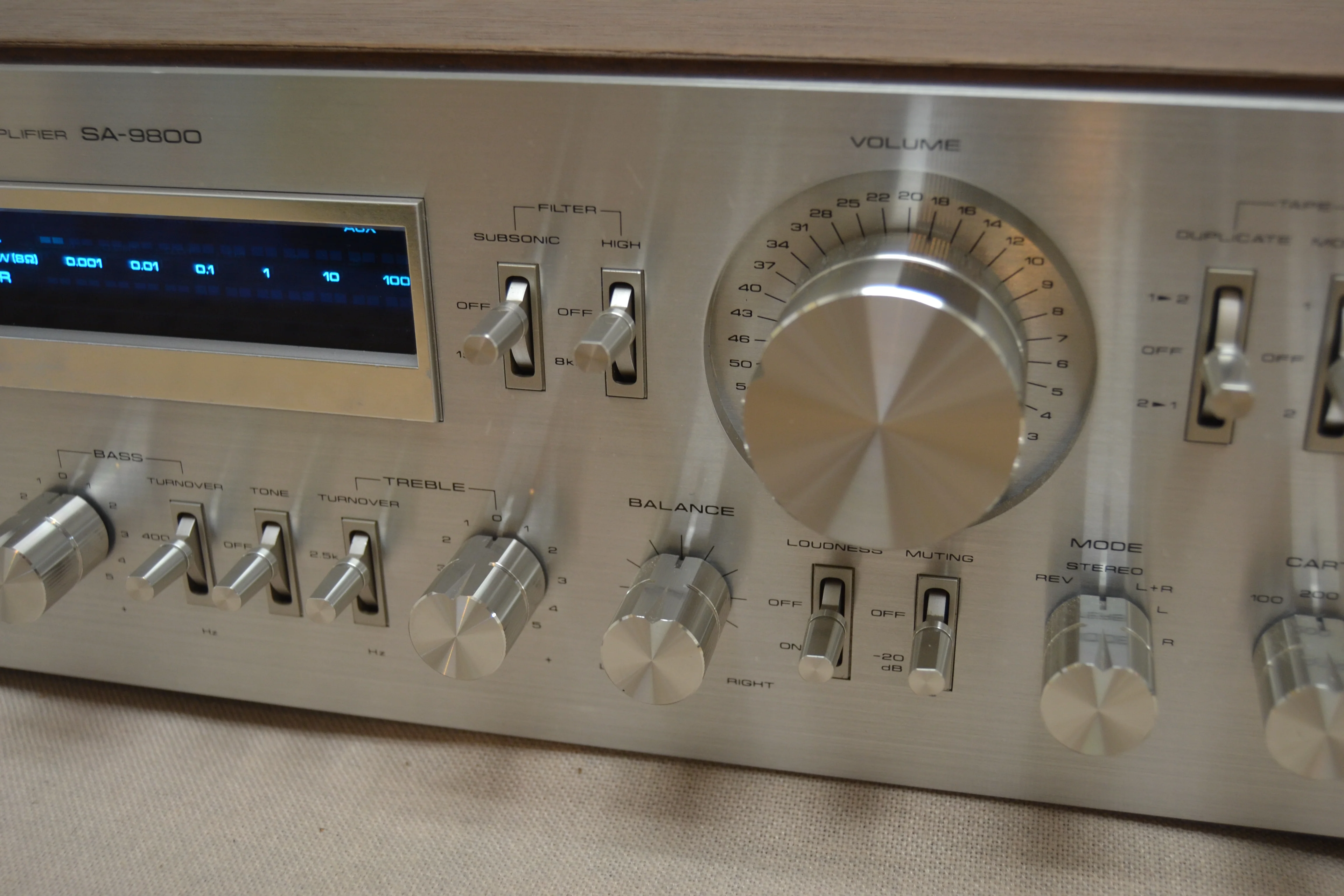 Pioneer SA-9800 Stereo Integrated Amplifier * FULLY RECAPPED * Perfect !! - Image 9