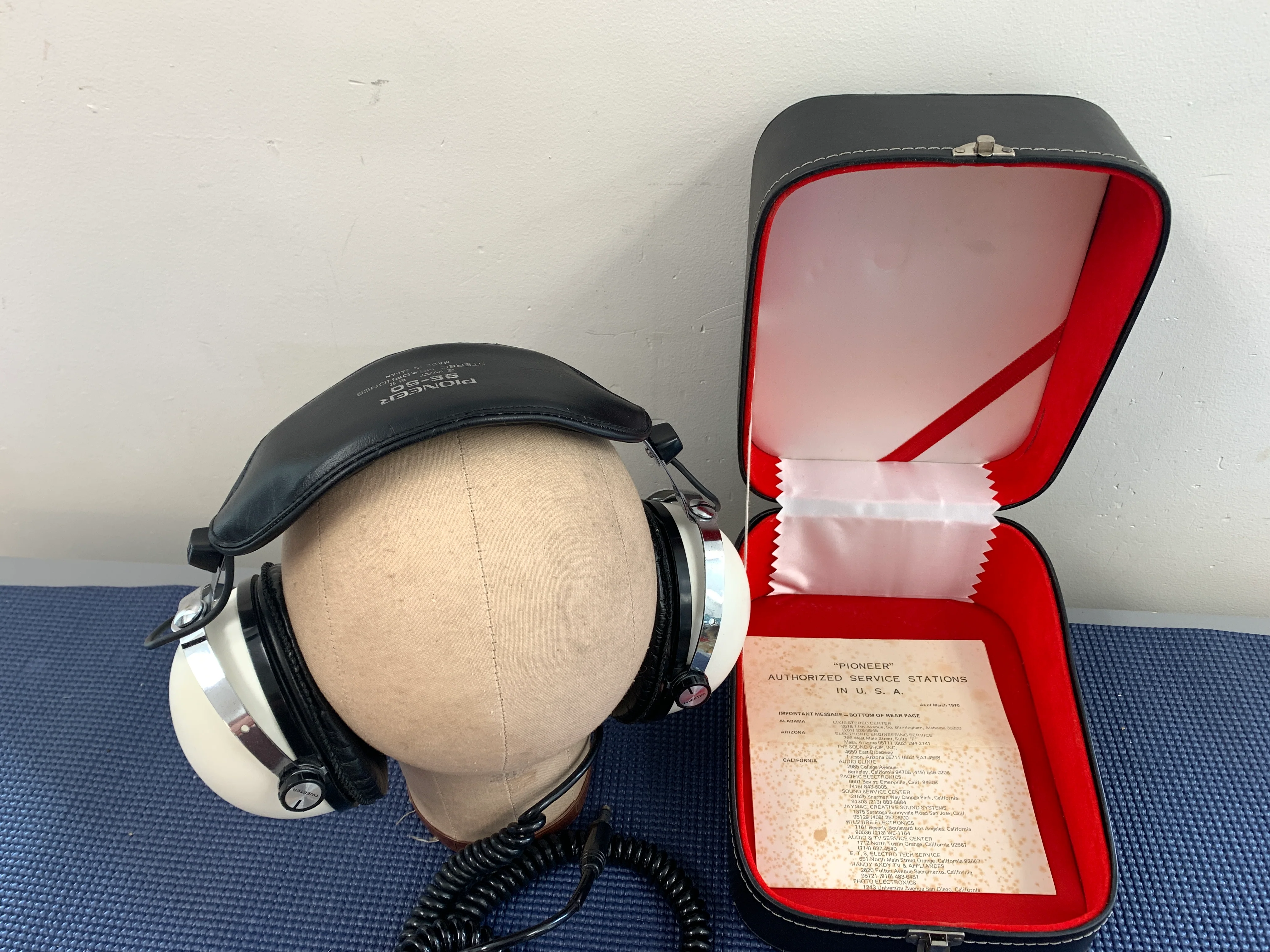 Pioneer SE-50 Stereo headphones * Original Case - Image 2