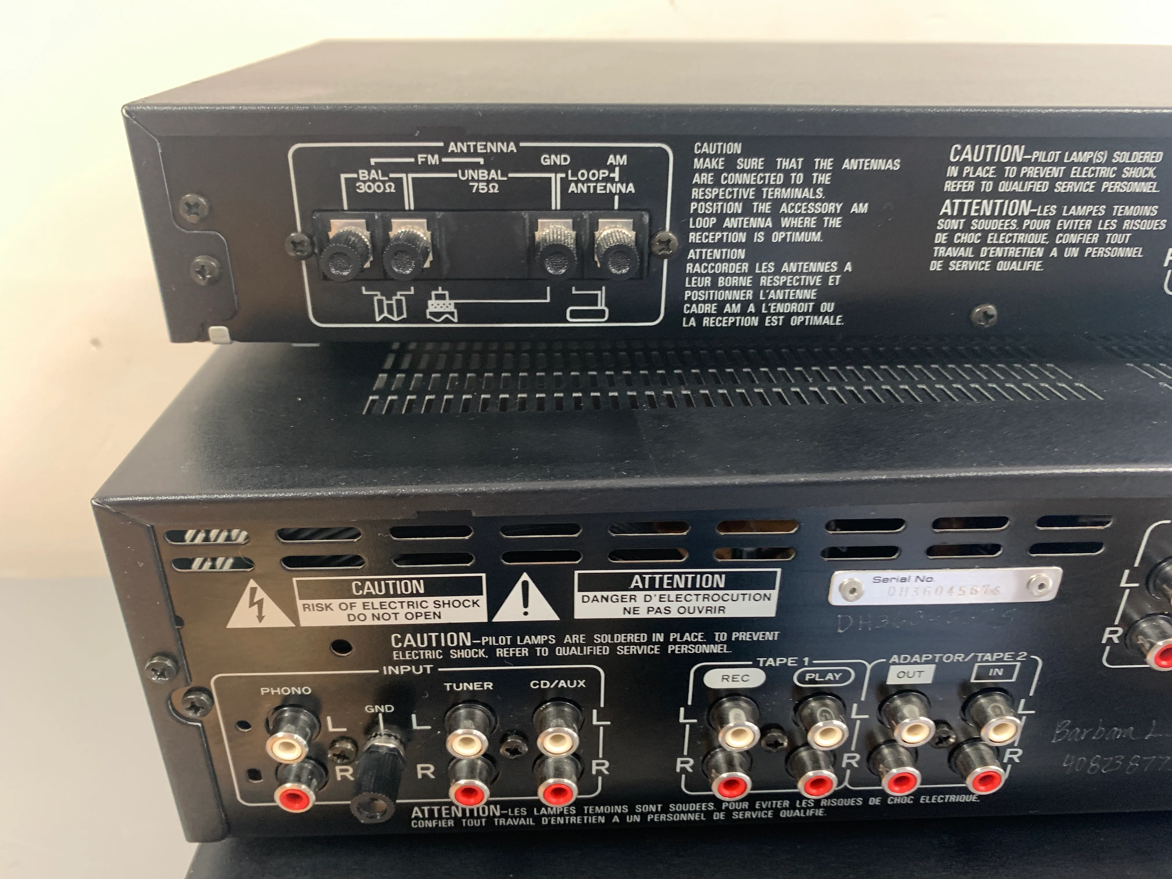 Pioneer Set * SA-740 Integrated Amplifier * TX-540 Tuner * CT-540 Cassette Deck - Image 18