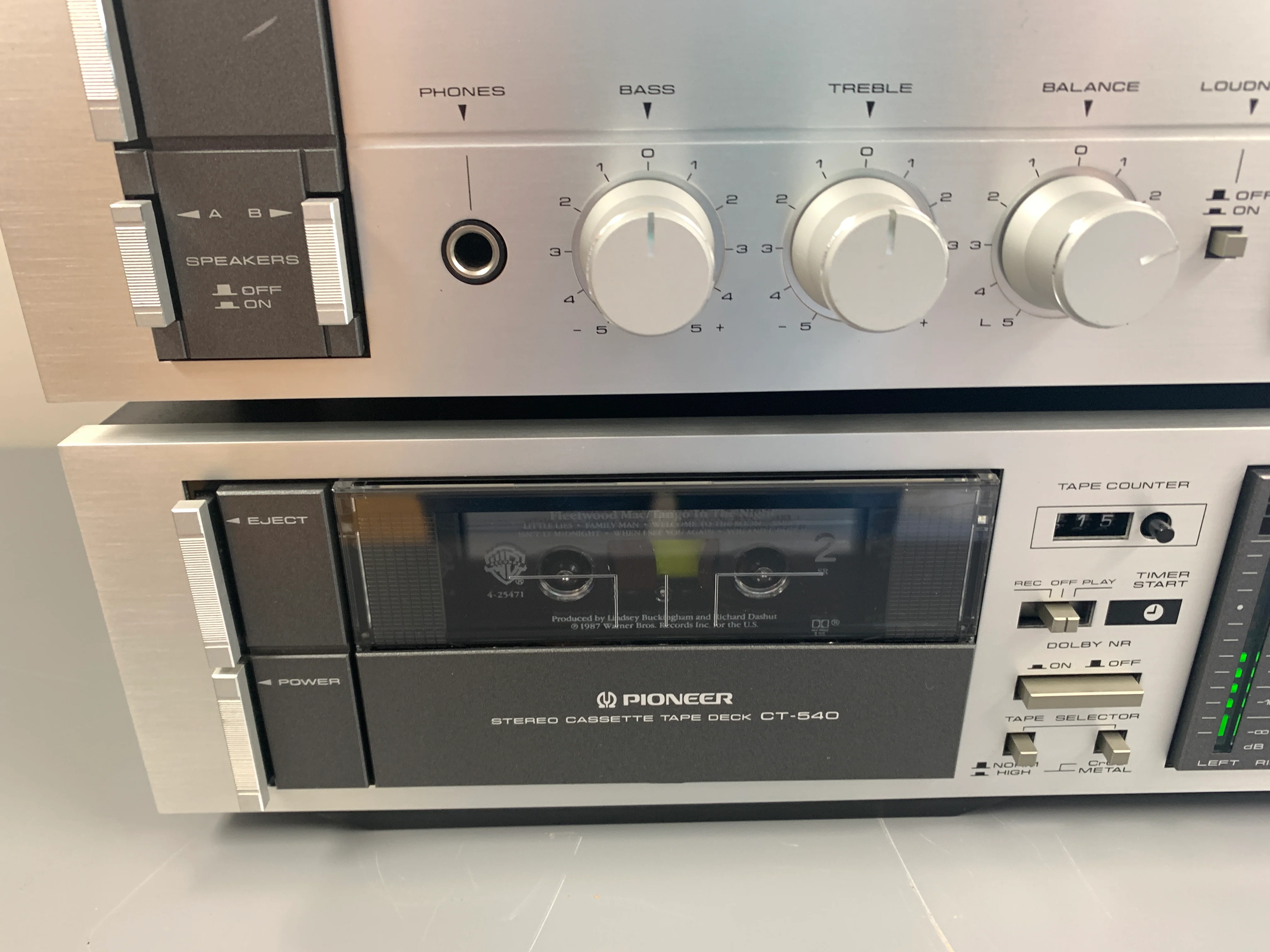 Pioneer Set * SA-740 Integrated Amplifier * TX-540 Tuner * CT-540 Cassette Deck - Image 8