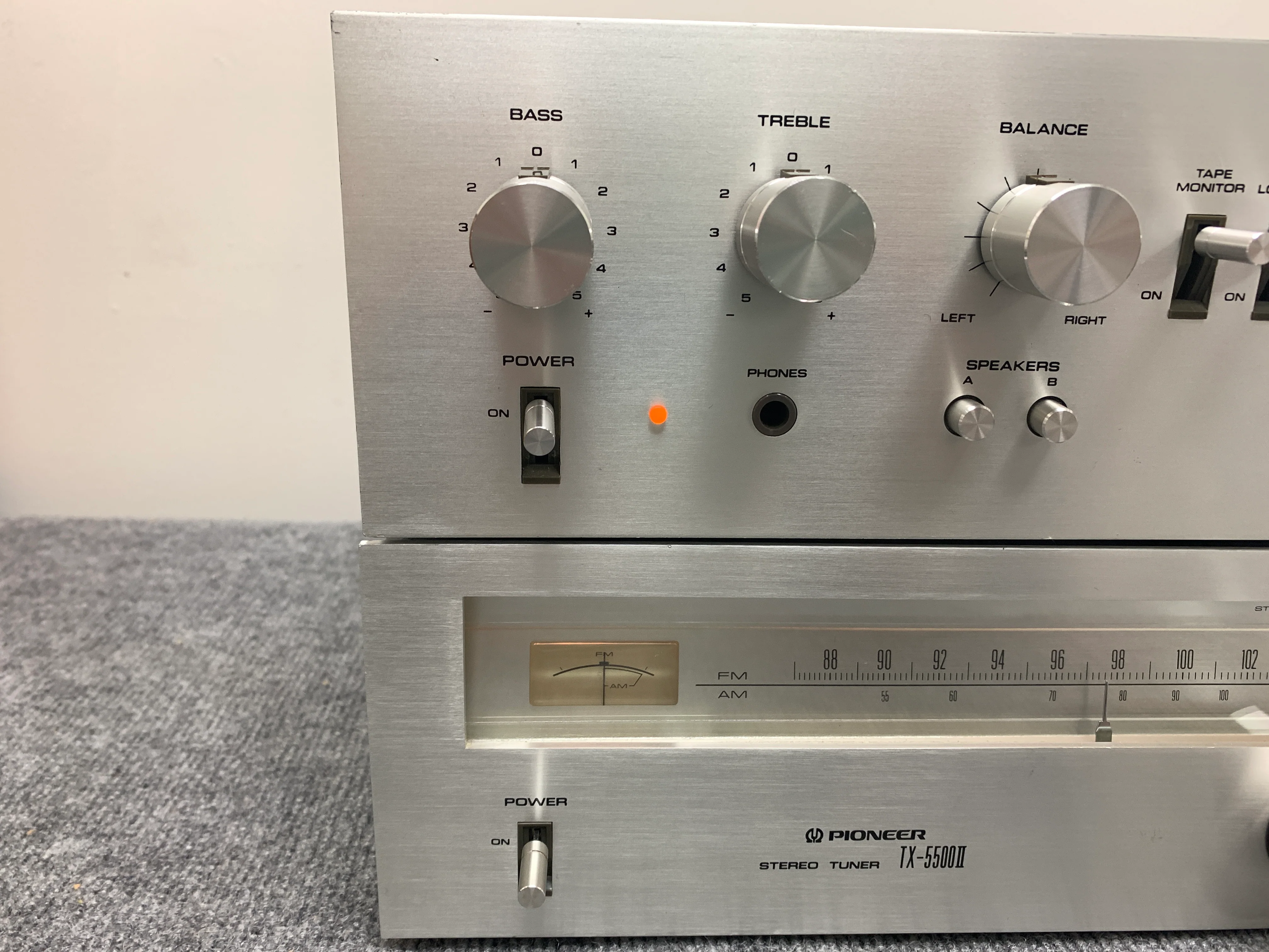 Pioneer Set - SA5500 MKII Int Amp & TX5500II Tuner * $100 USA Flat Ship - Image 3