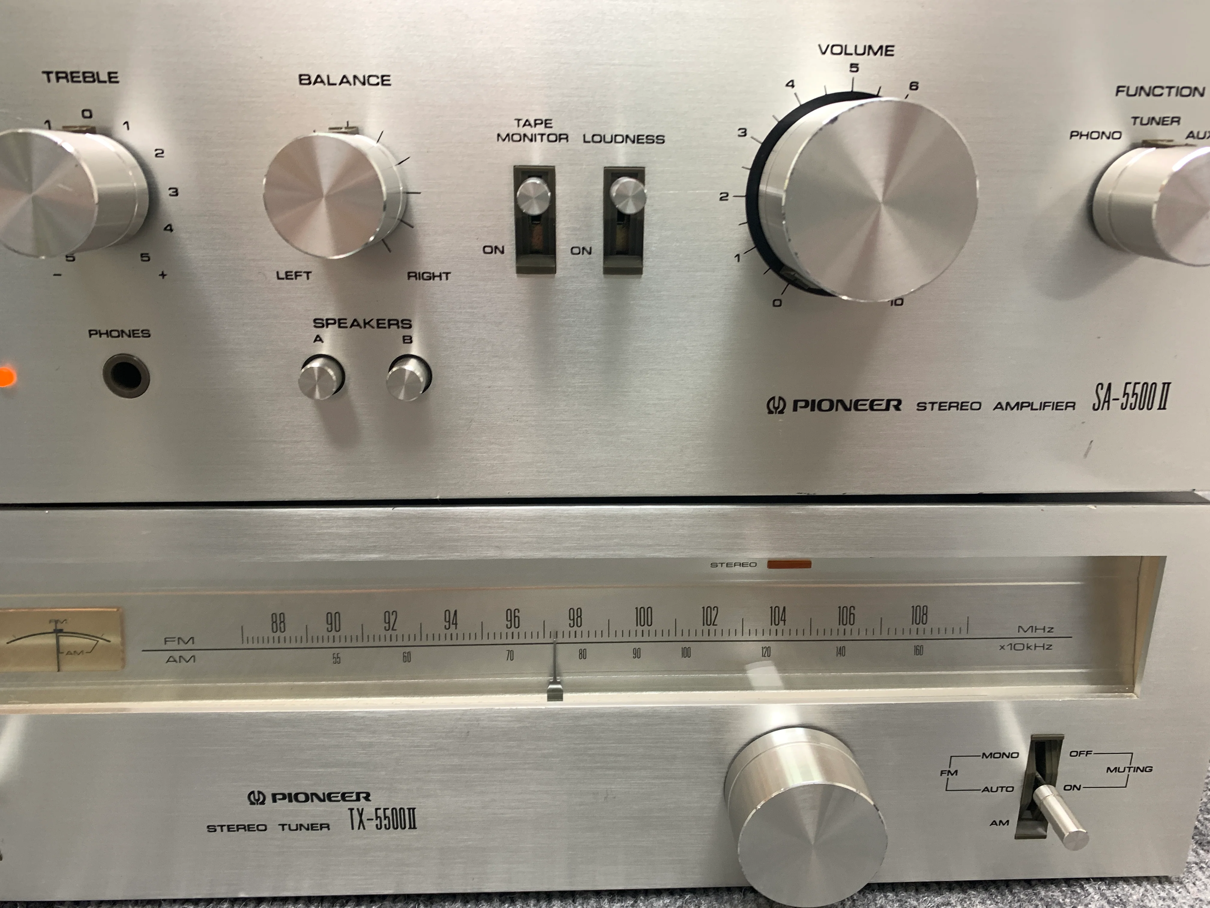 Pioneer Set - SA5500 MKII Int Amp & TX5500II Tuner * $100 USA Flat Ship - Image 4
