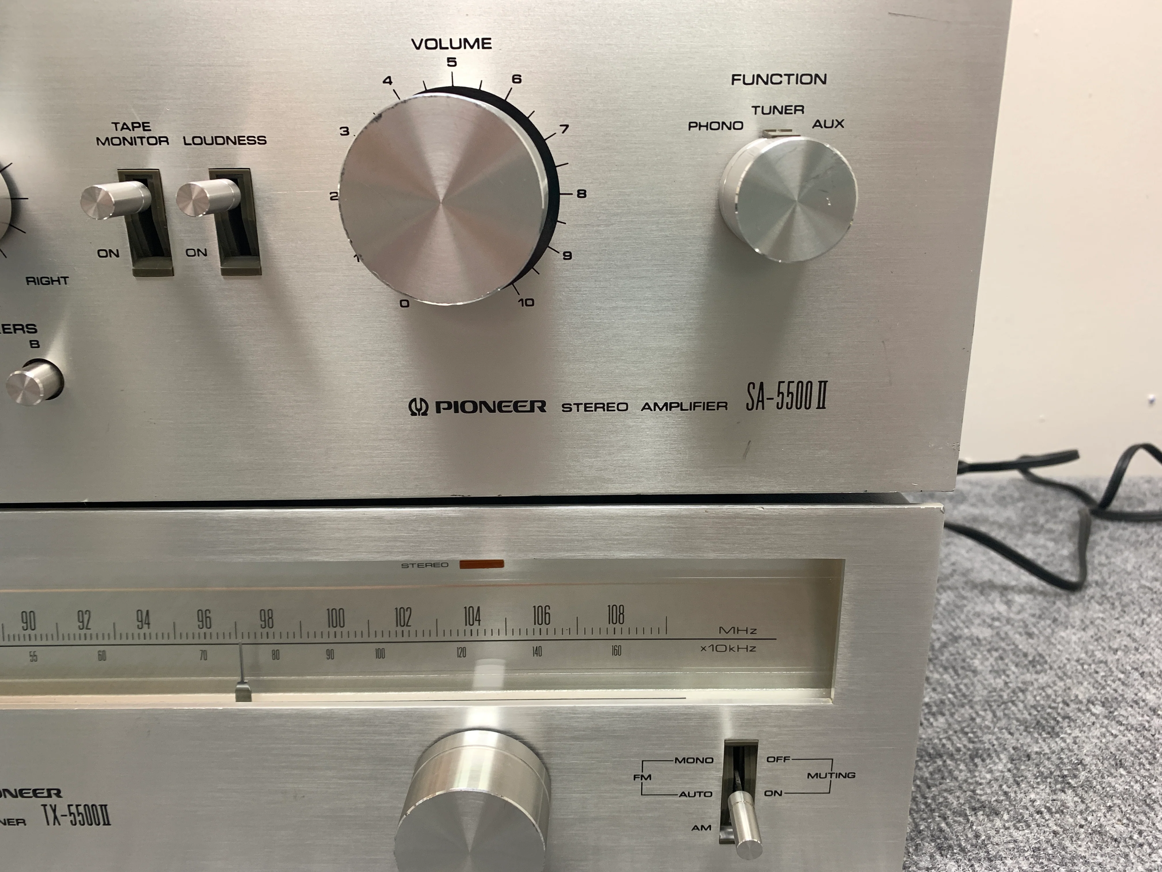 Pioneer Set - SA5500 MKII Int Amp & TX5500II Tuner * $100 USA Flat Ship - Image 5