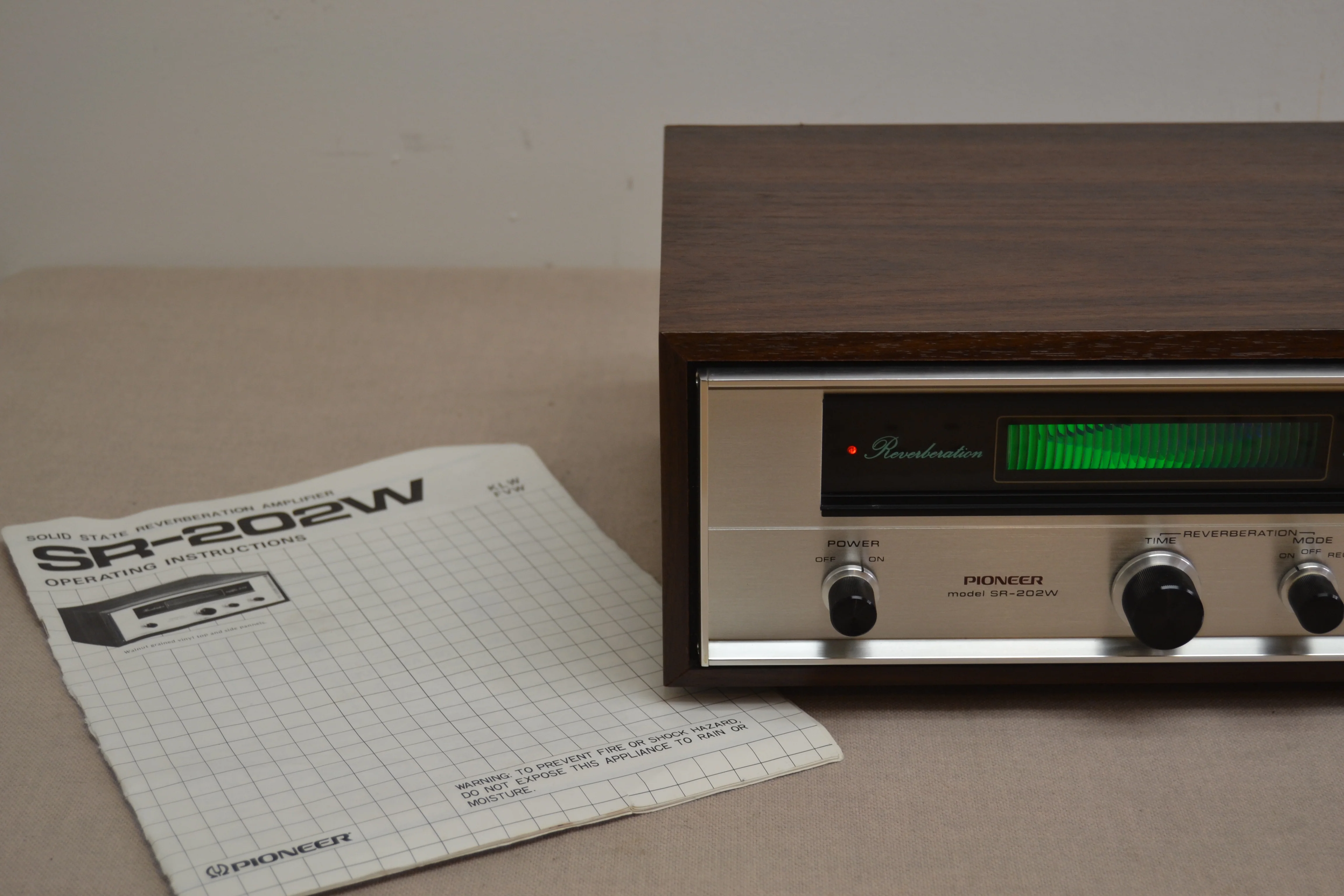 Pioneer SR-202W Reverberation Amplifier - Image 2