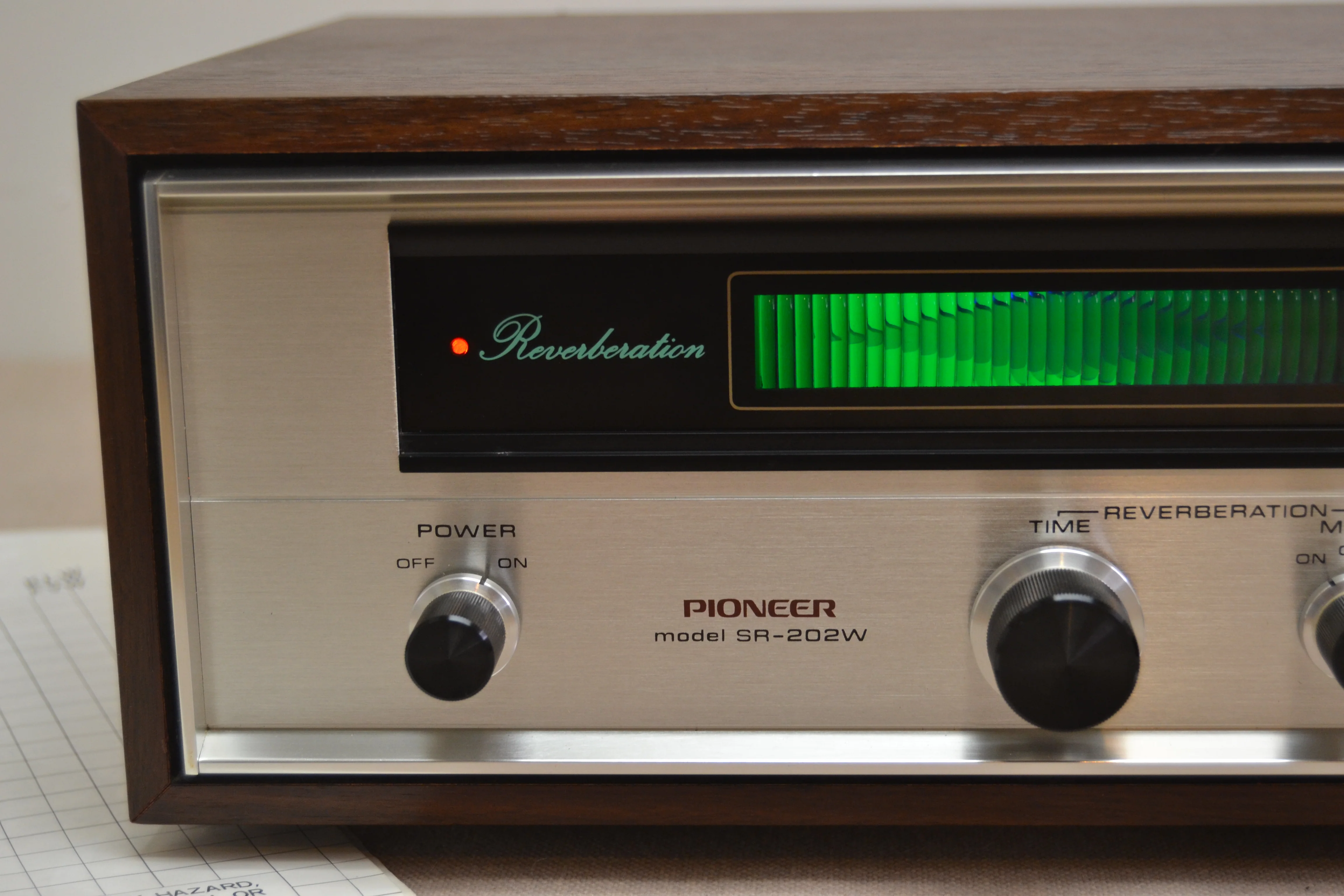 Pioneer SR-202W Reverberation Amplifier - Image 4
