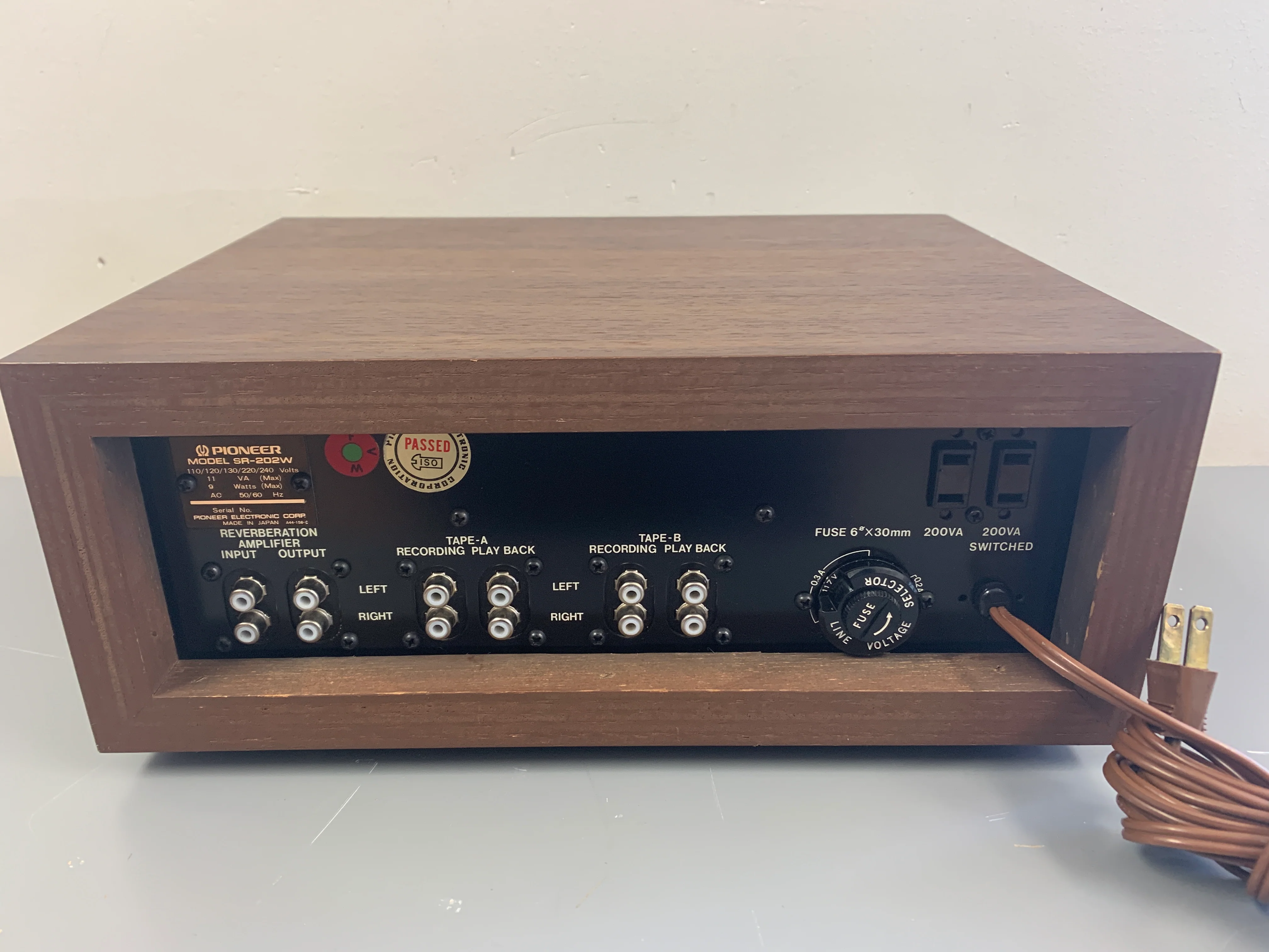 Pioneer SR-202W Reverberation Amplifier - Image 11