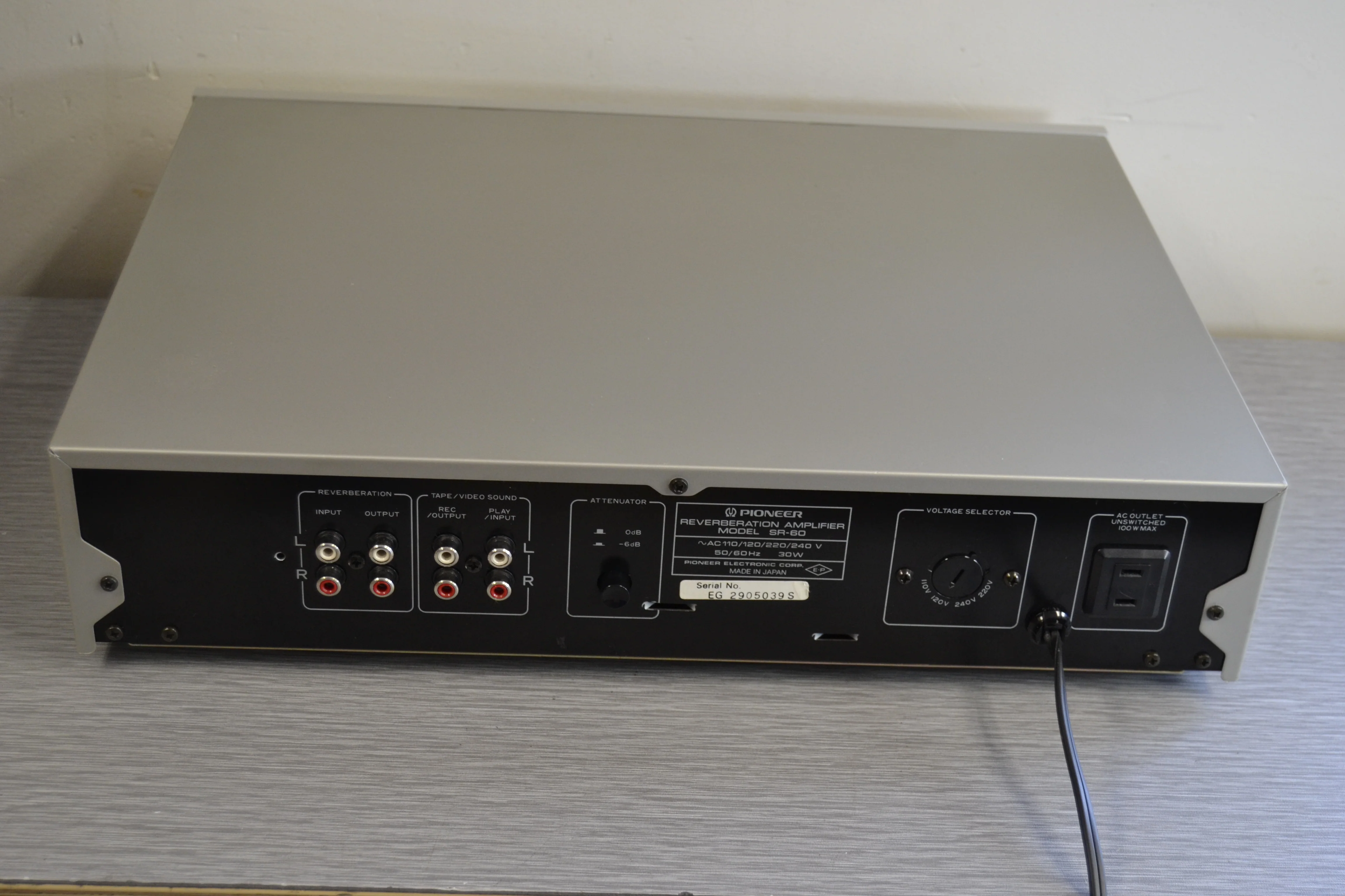 Pioneer SR-60 Reverberation Amplifier - Image 8