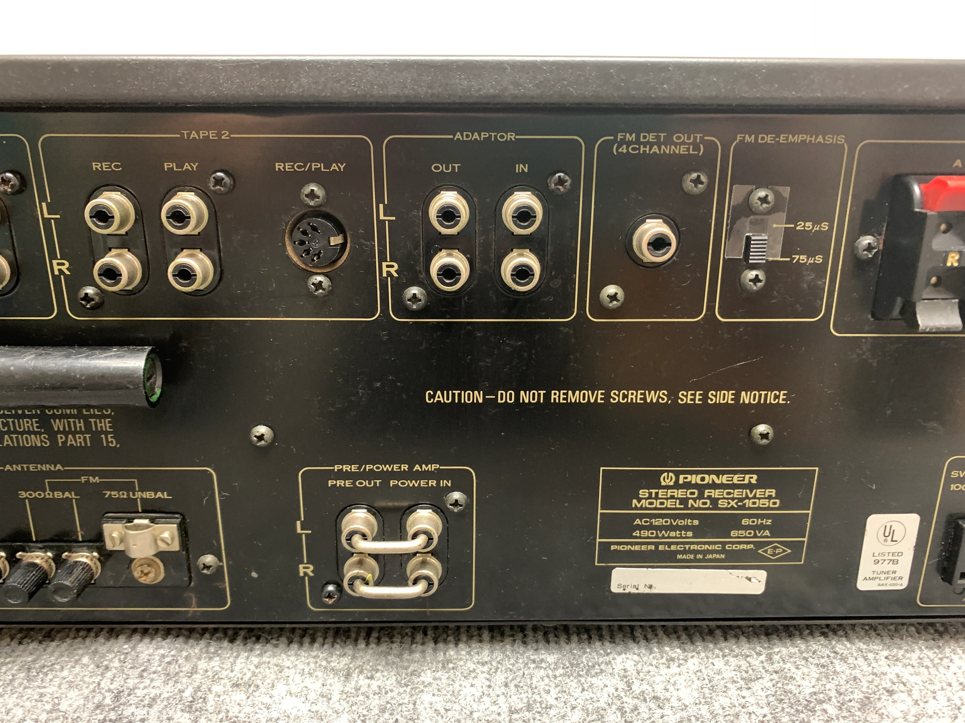Pioneer SX-1050 Stereo Receiver * 1976/78 * 120W RMS - Image 11